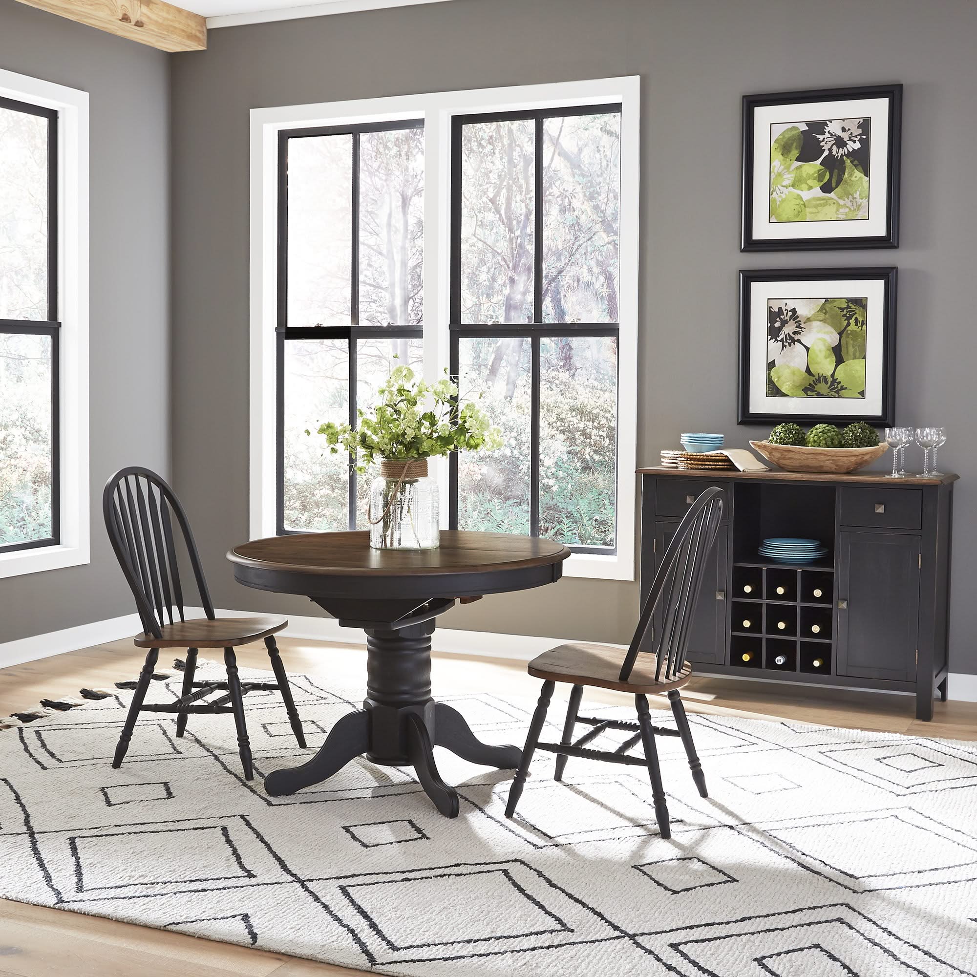 Carolina Crossing - Pedestal Table Set - Image 6