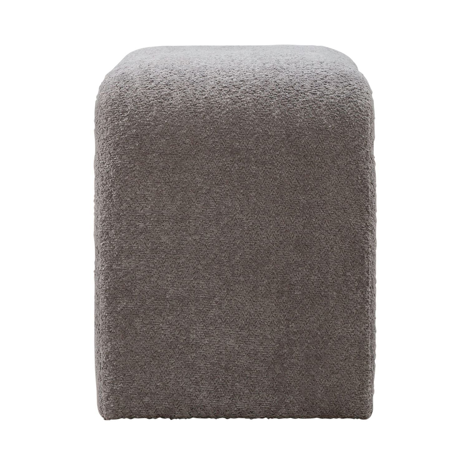 Cascade Falls - Upholstered Accent Stool - Satin Espresso - Image 4