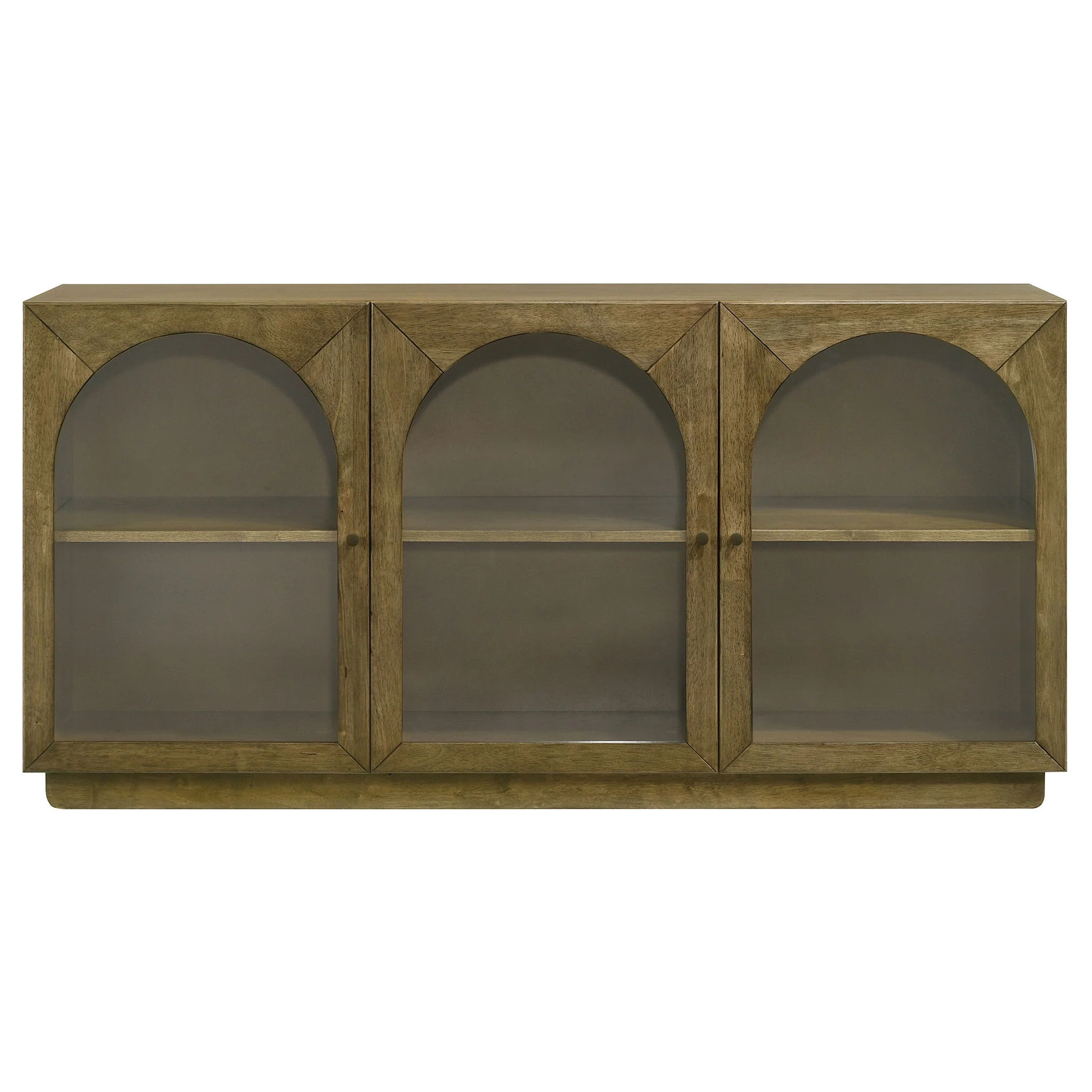Castlewood 71-inch Dining Sideboard Buffet Server Brown Oak - Image 3
