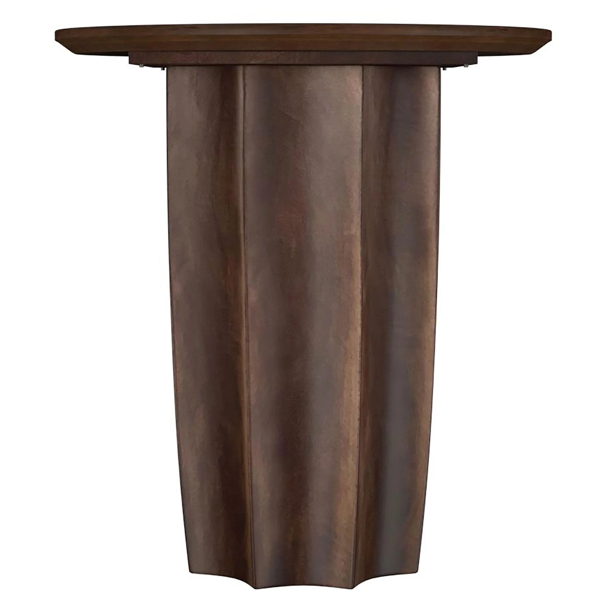 Cayenne 2-piece Solid Mango Wood Coffee Table Set Walnut - Image 3