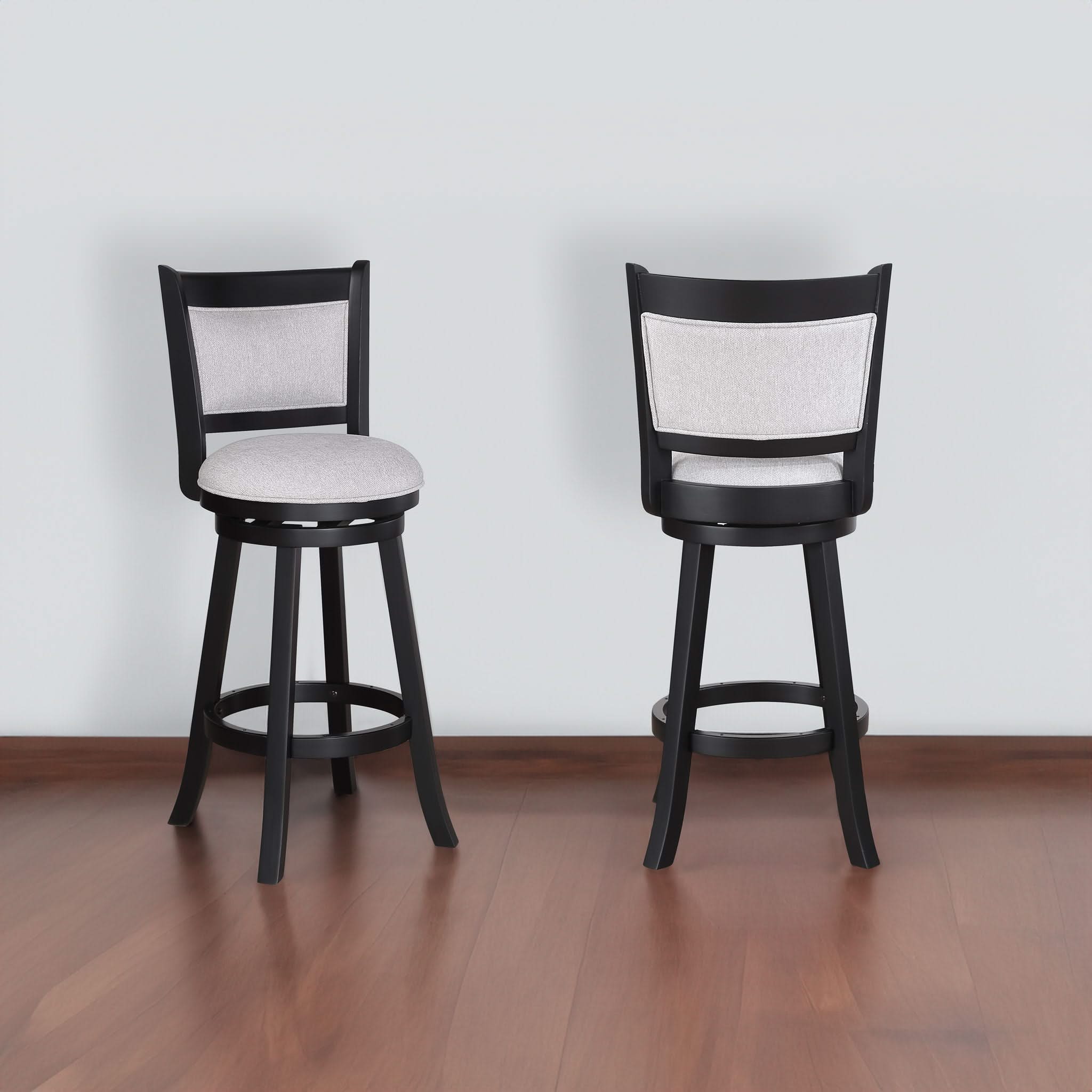Cecil - Swivel Bar Stool (Set of 2) - Dove - Image 3