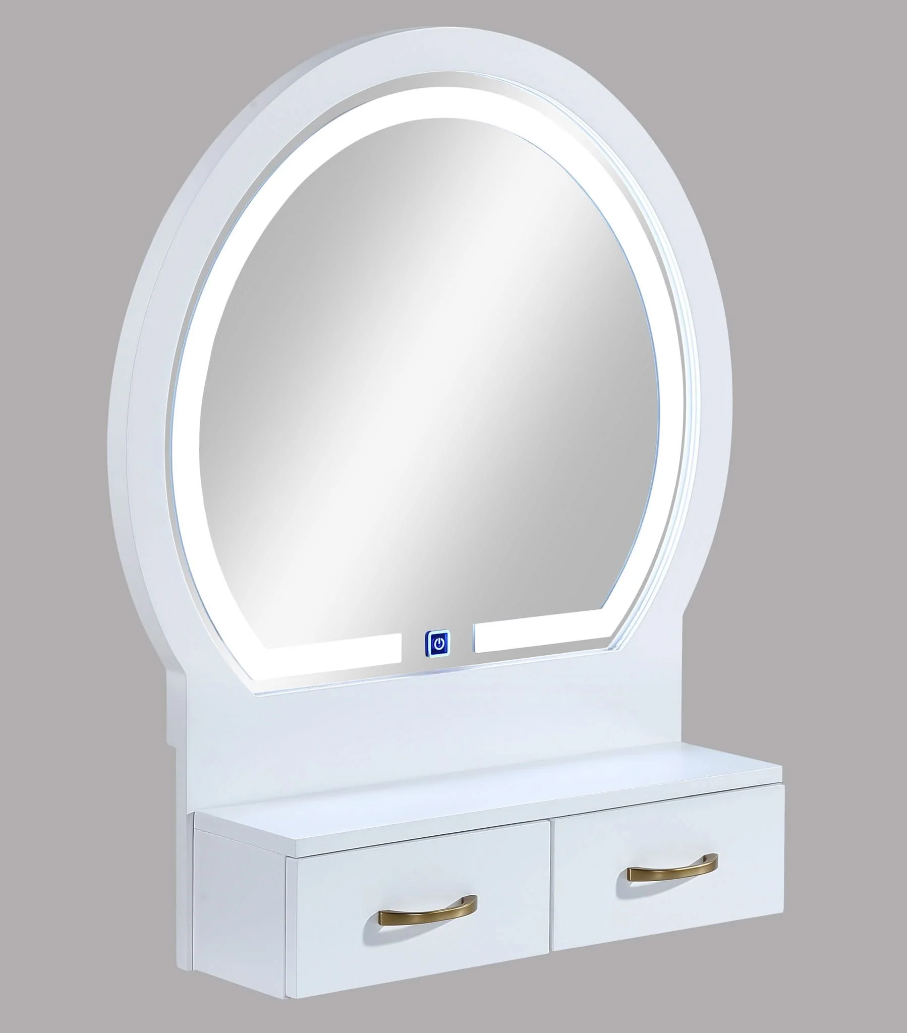Cecilia - Vanity Table & Stool - White - Image 2