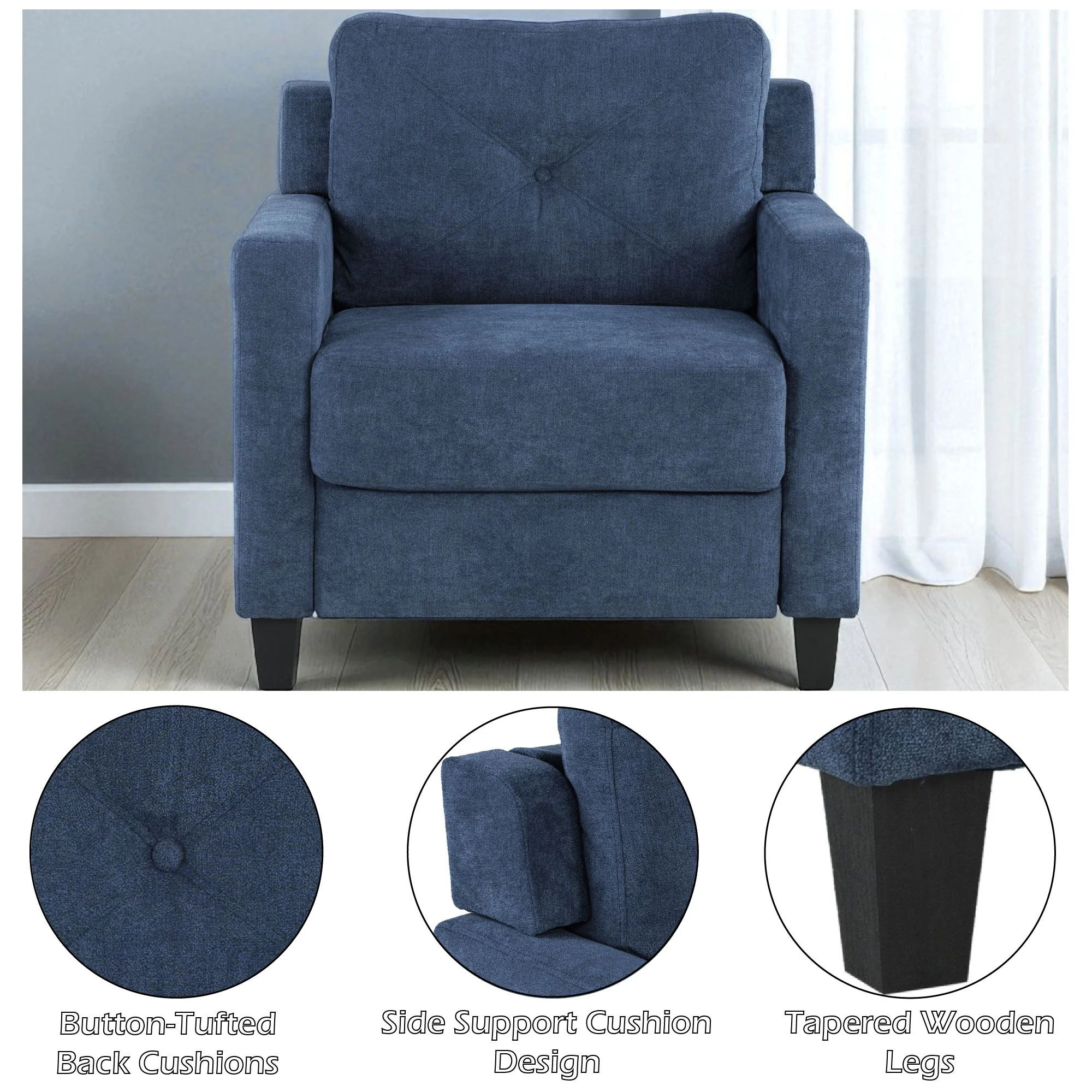 Chair - Navy - Image 2