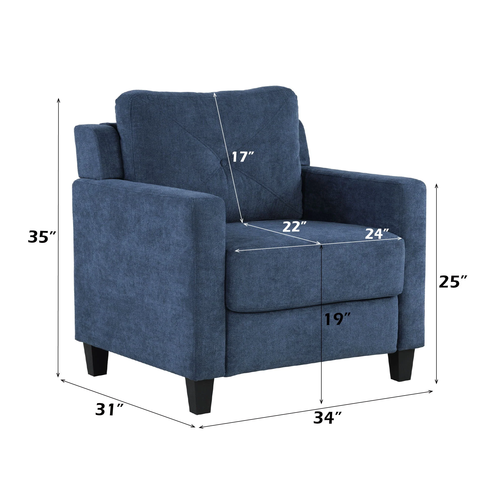 Chair - Navy - Image 4