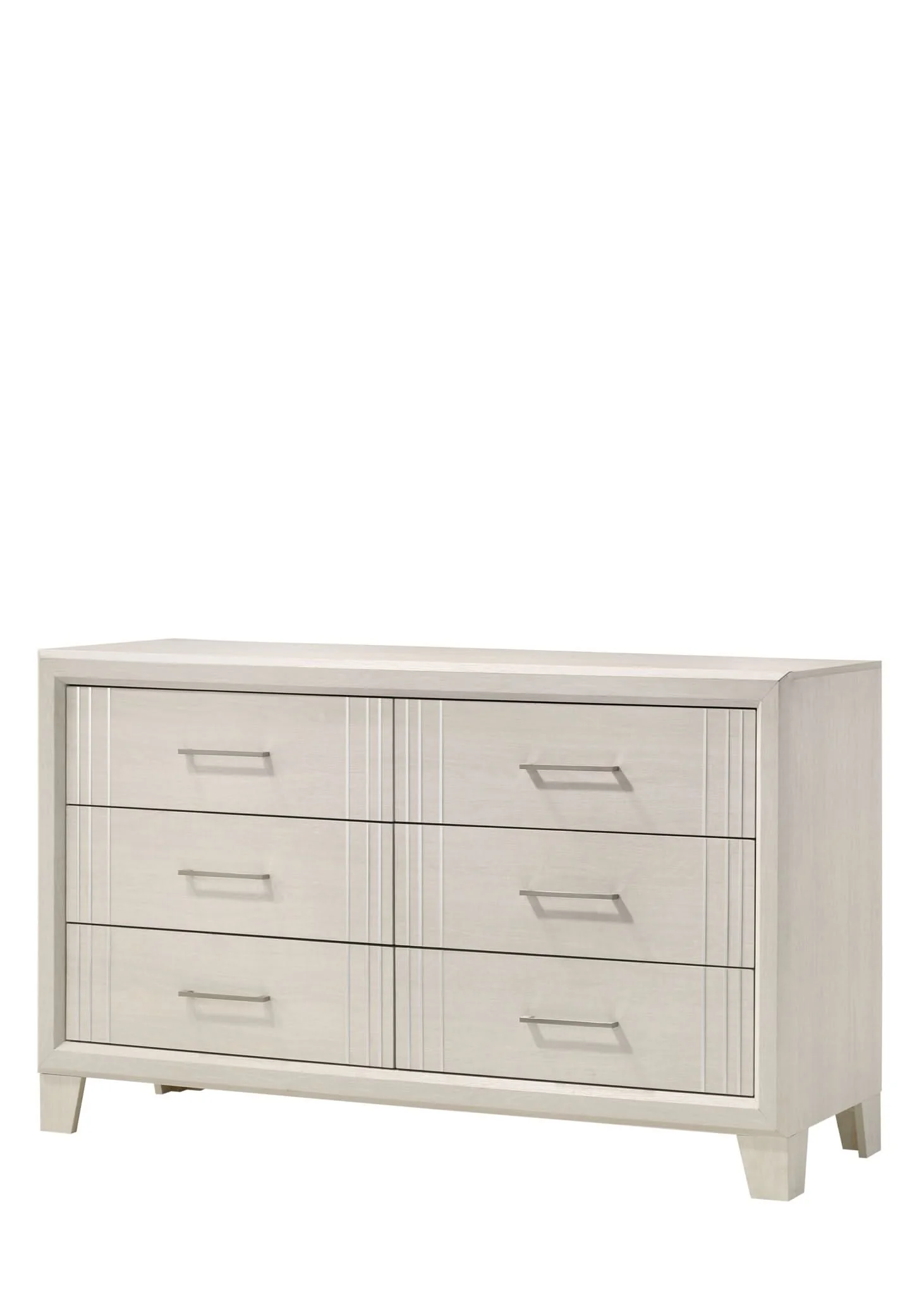 Charlie - King 5 Piece Bedroom Set - White - Image 4