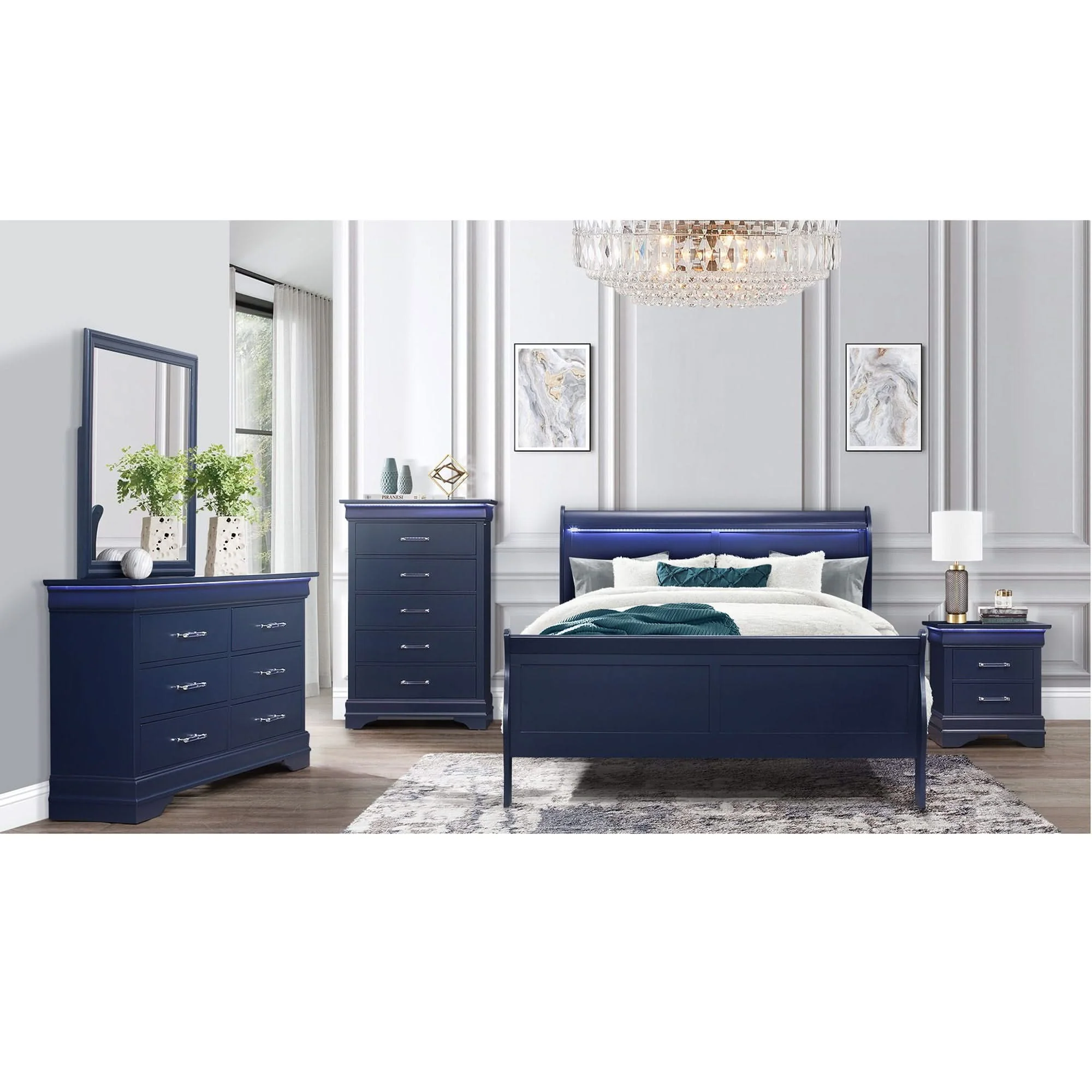 Charlston - Nightstand With LED - Image 7