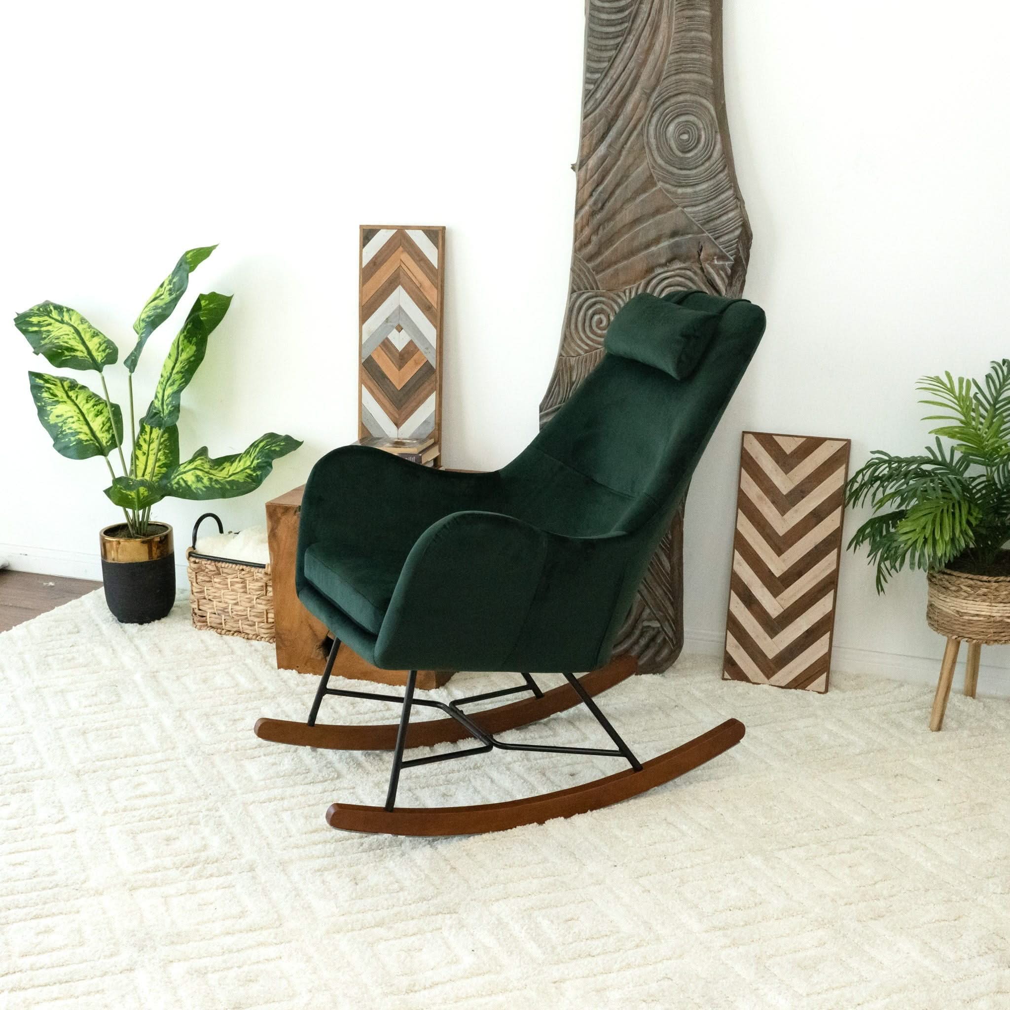 Chel - Mid-Century Modern Rocking Chair - Image 8