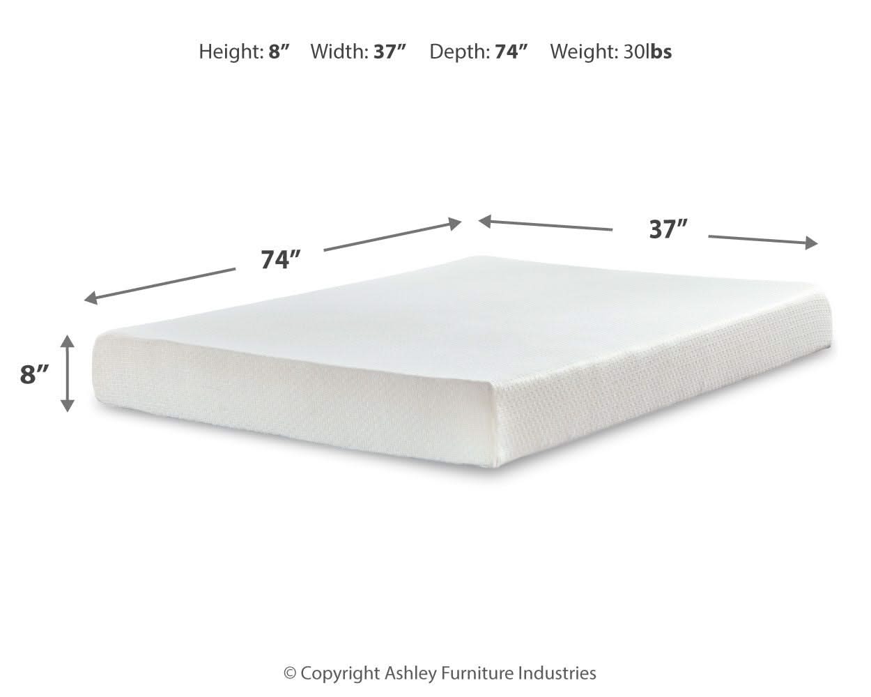 Chime 8 Inch Memory Foam - Medium Memory Foam Mattress - Image 4