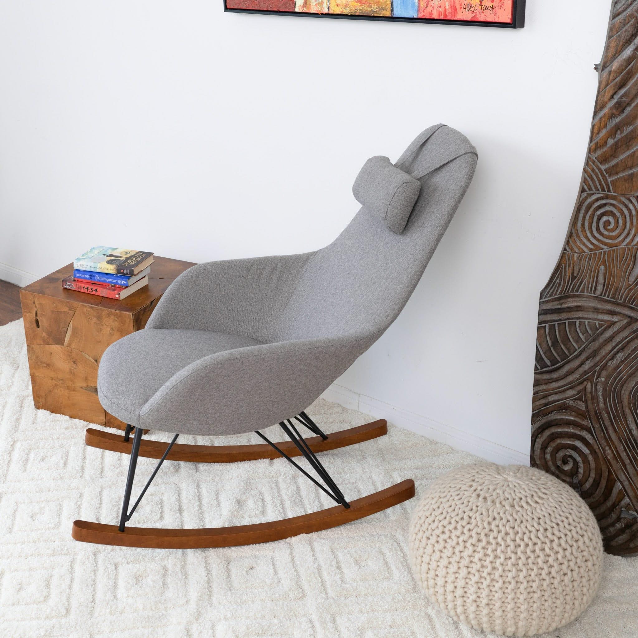 Chloe - Mid Century Modern Rocker Livingroom And Bedroom Chair - Image 8