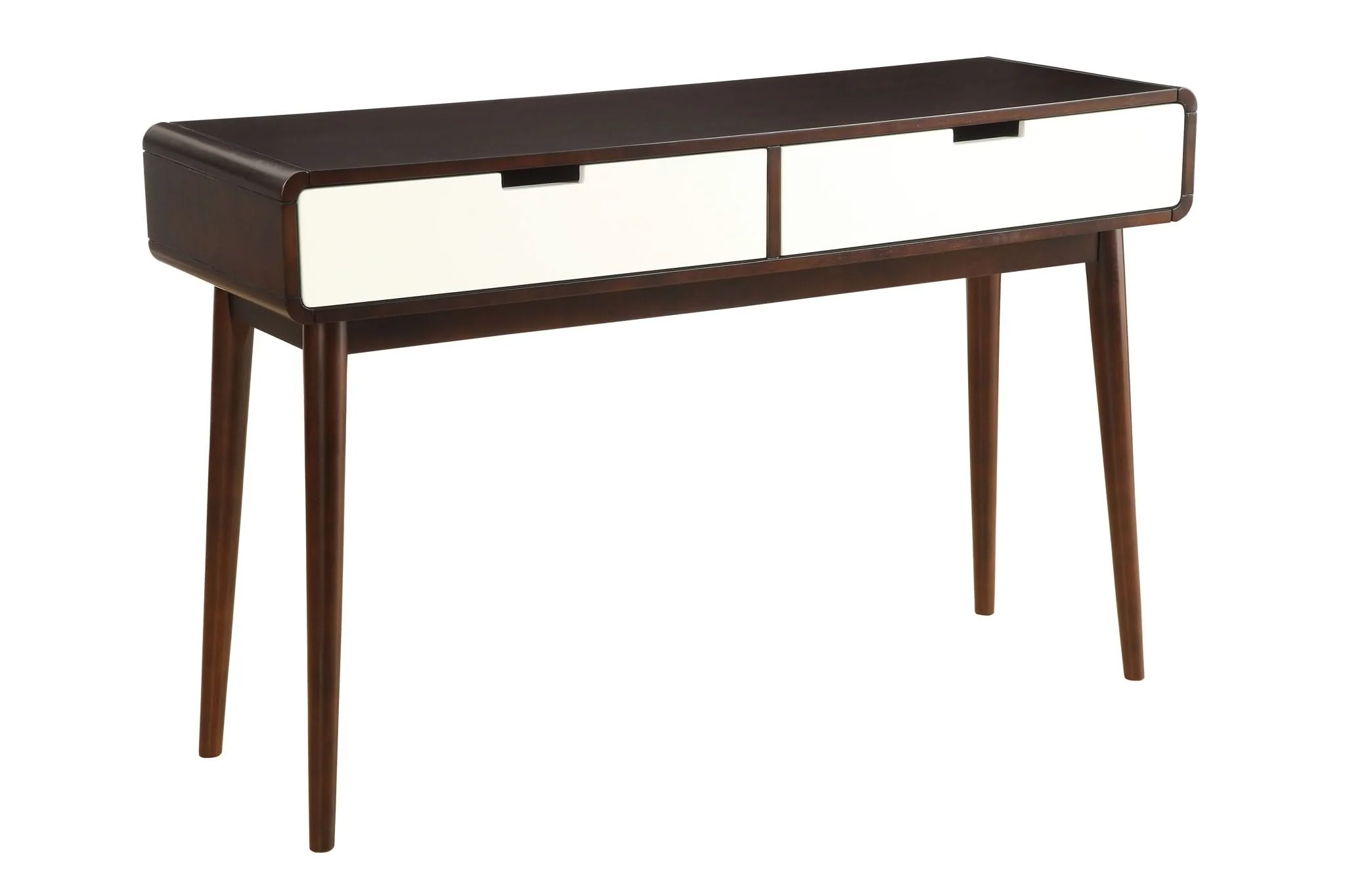Christa - Sofa Table - White / Espresso - Image 2