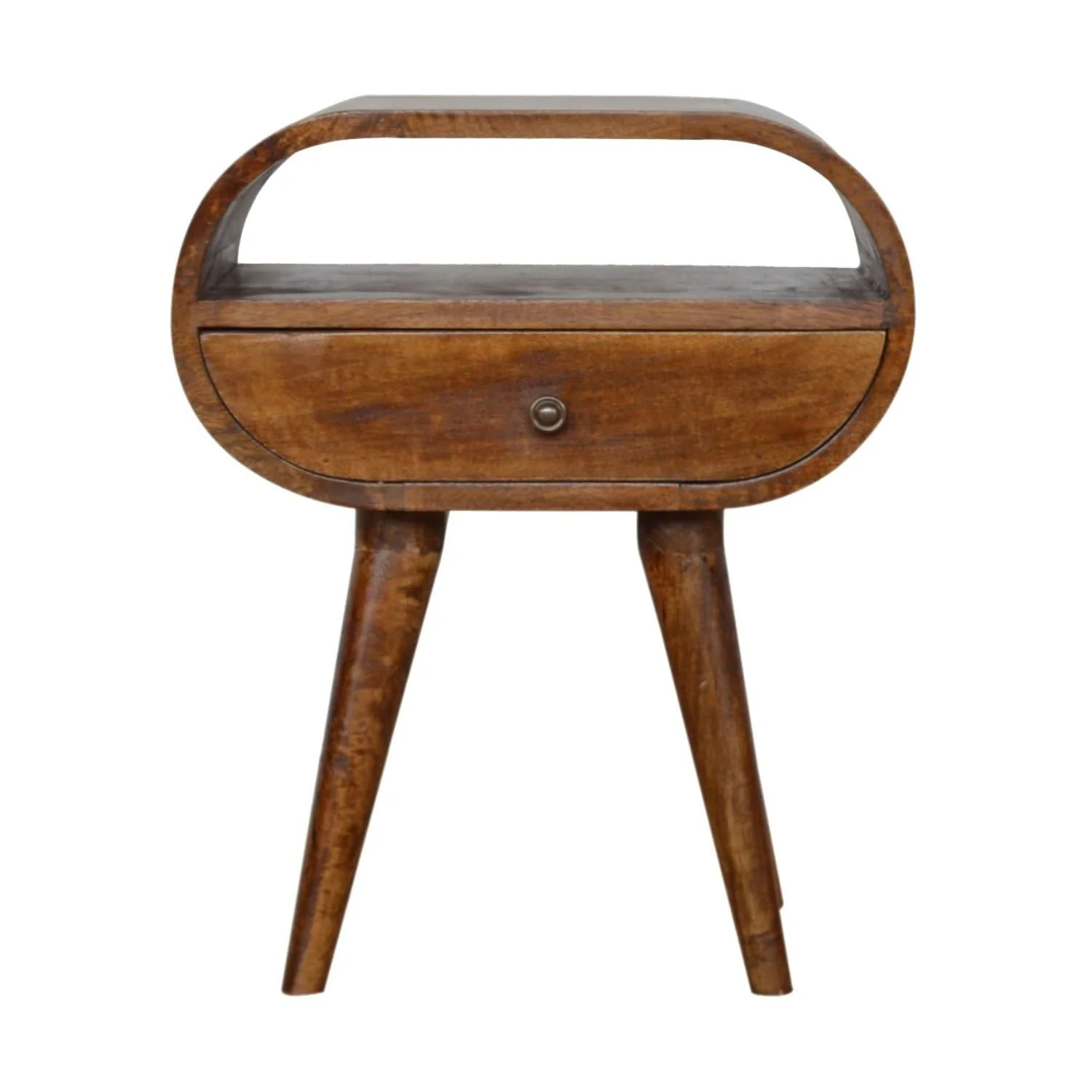 Circular Open Bedside Nightstand - Image 2