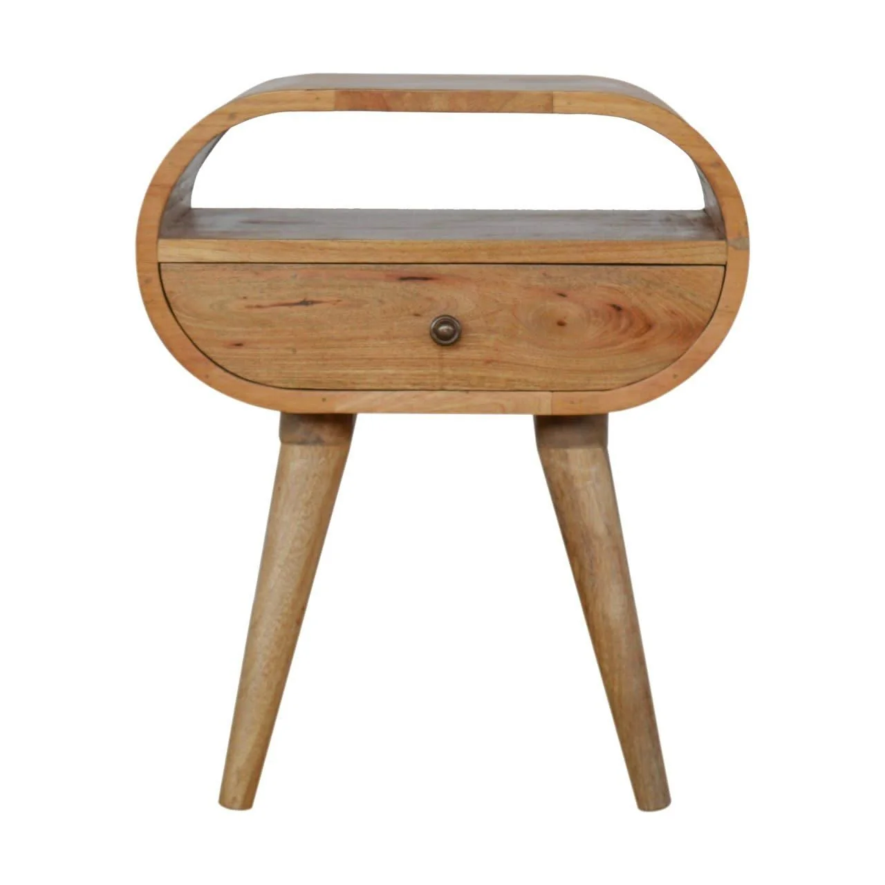 Circular Open Bedside Nightstand - Image 4