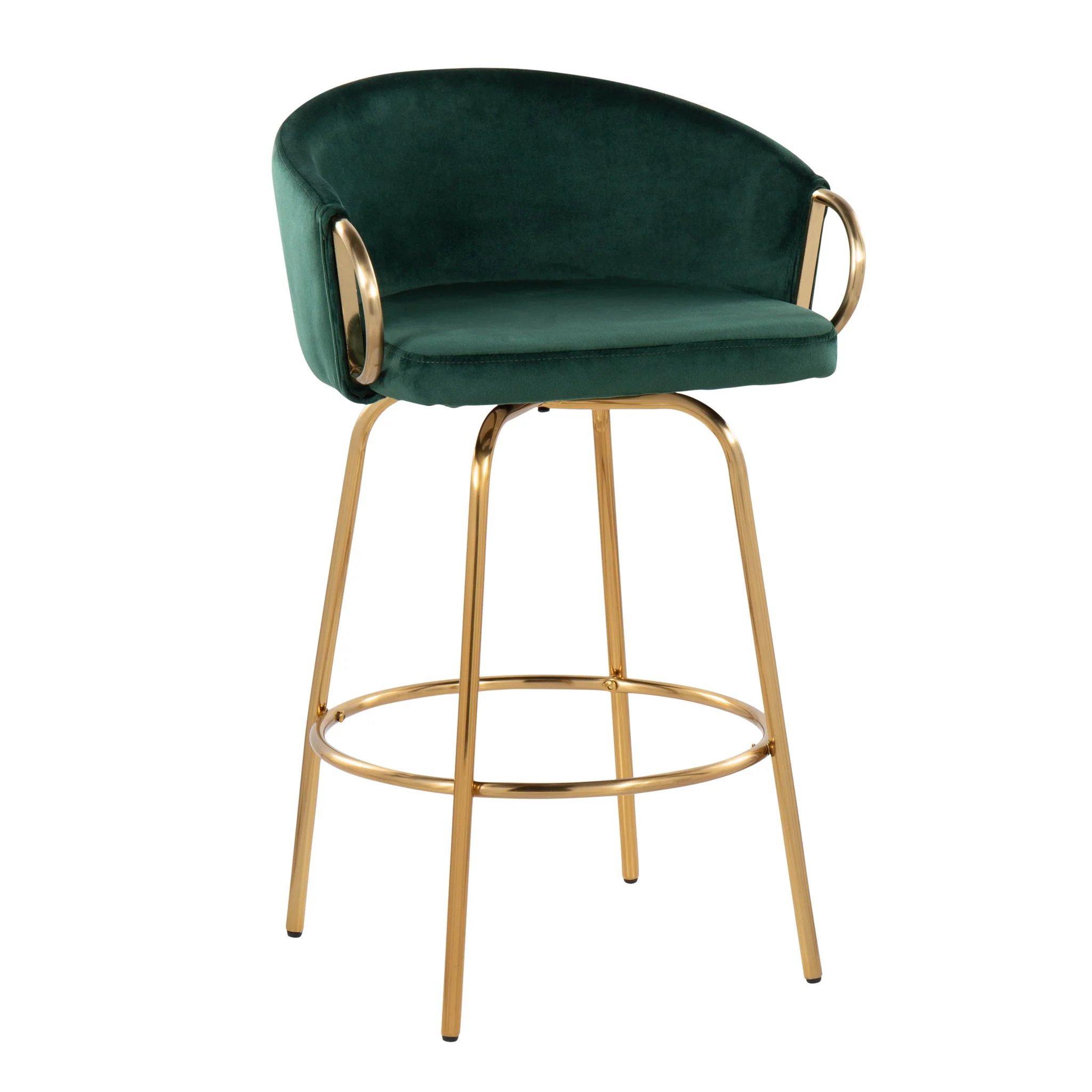 Claire - Contemporary & Glam Counter Stool (Set of 2) - Image 12