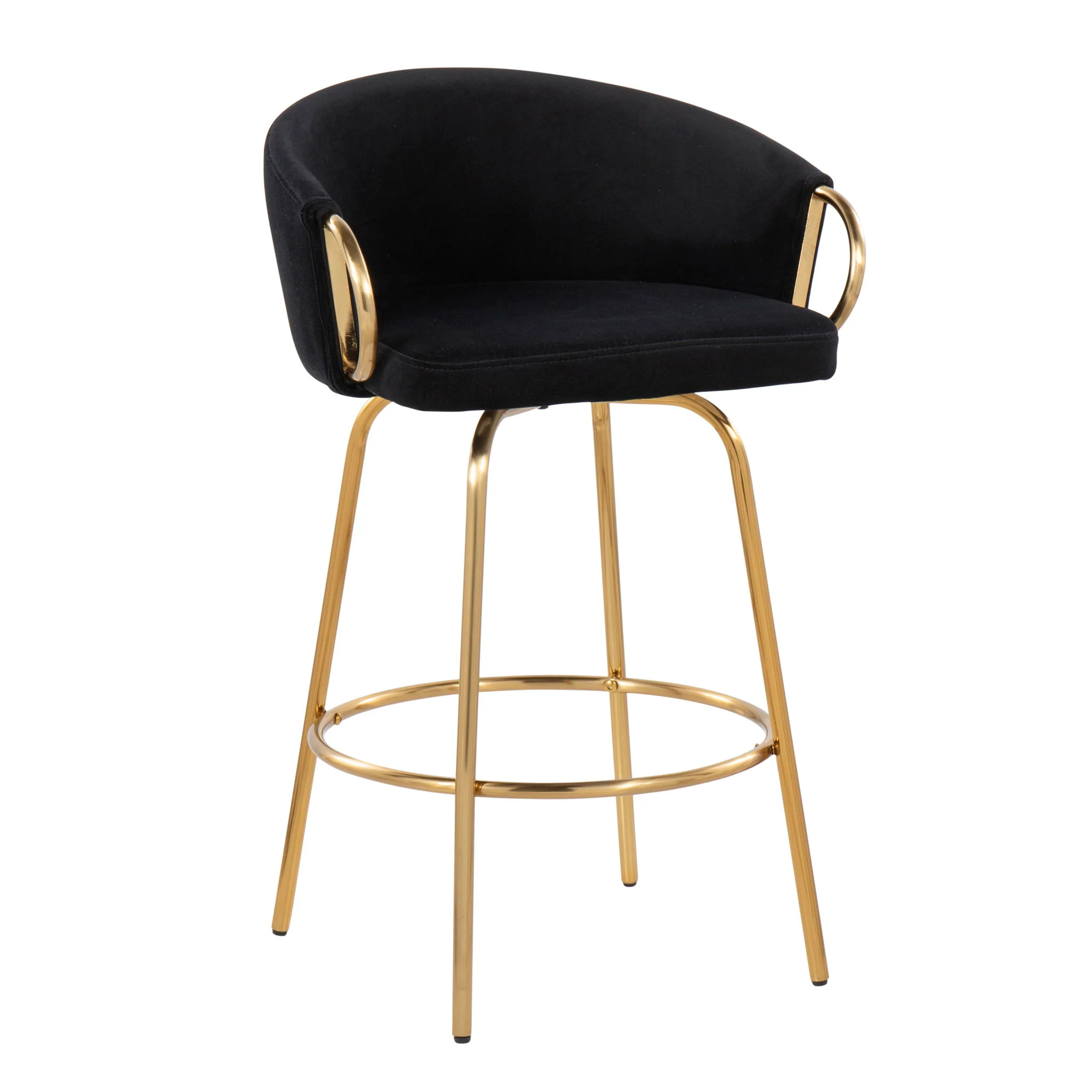 Claire - Contemporary & Glam Counter Stool (Set of 2) - Image 4