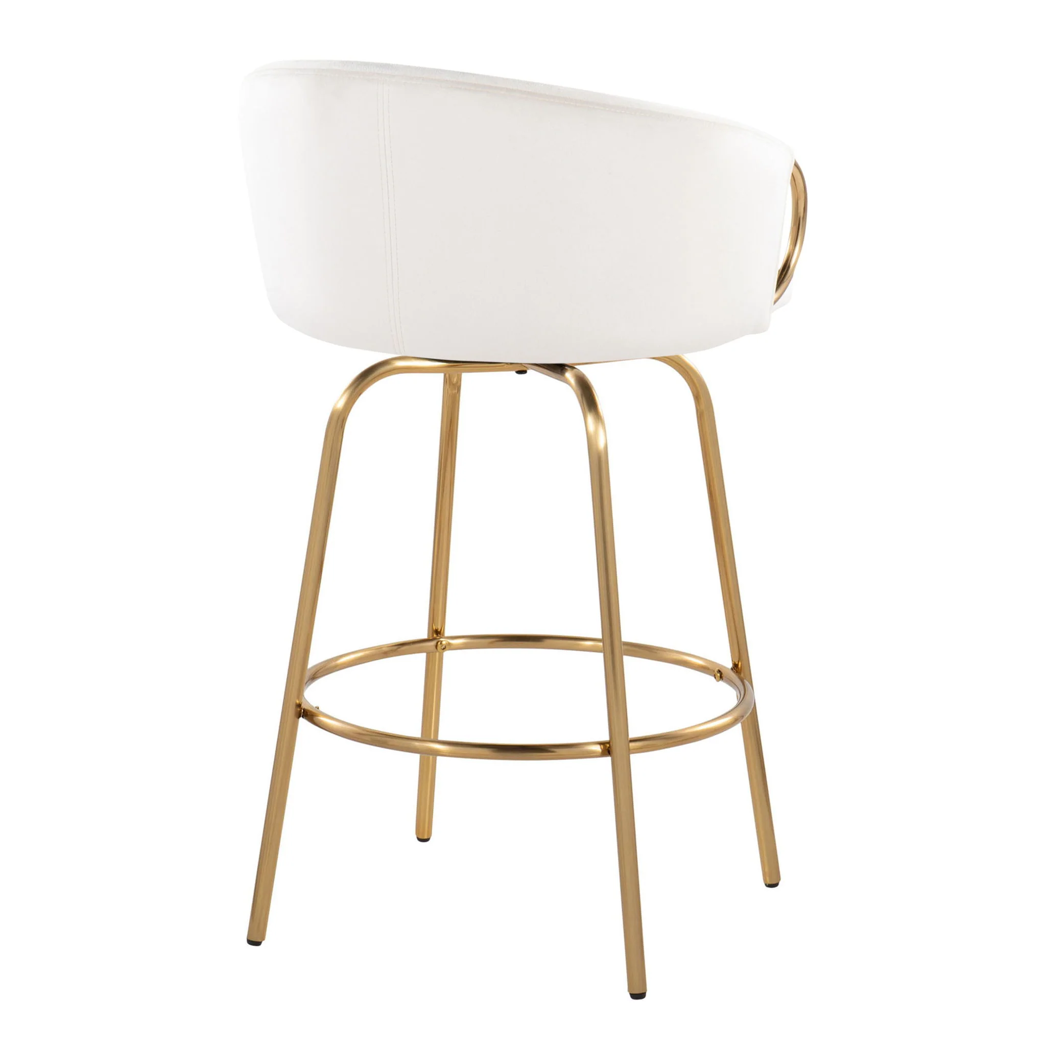Claire - Contemporary & Glam Counter Stool (Set of 2) - Image 5