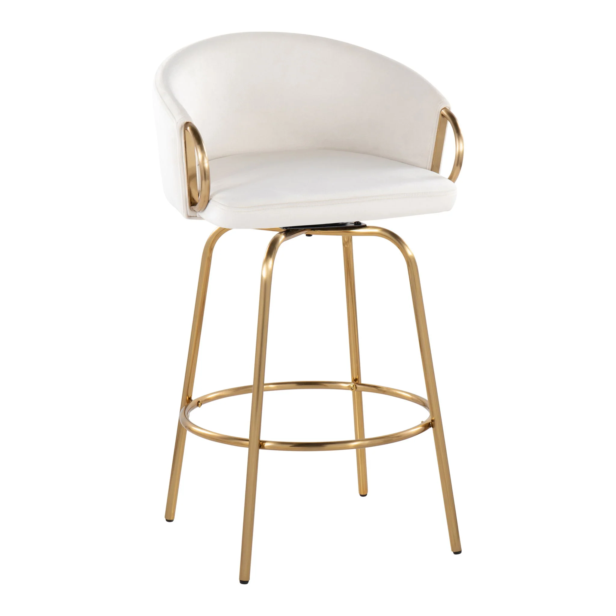 Claire - Contemporary & Glam Counter Stool (Set of 2) - Image 6