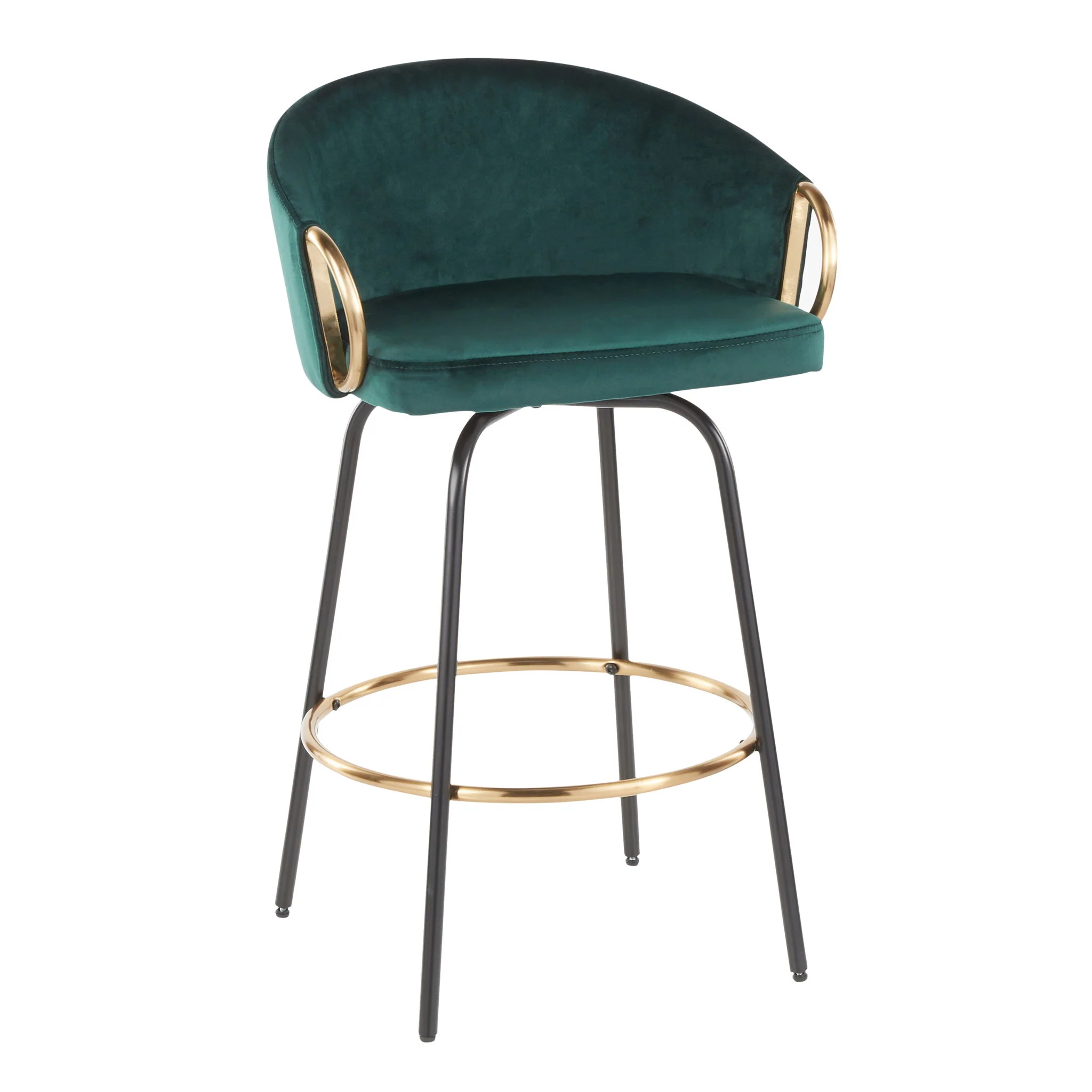 Claire - Contemporary / Glam Counter Stool (Set of 2) - Image 4