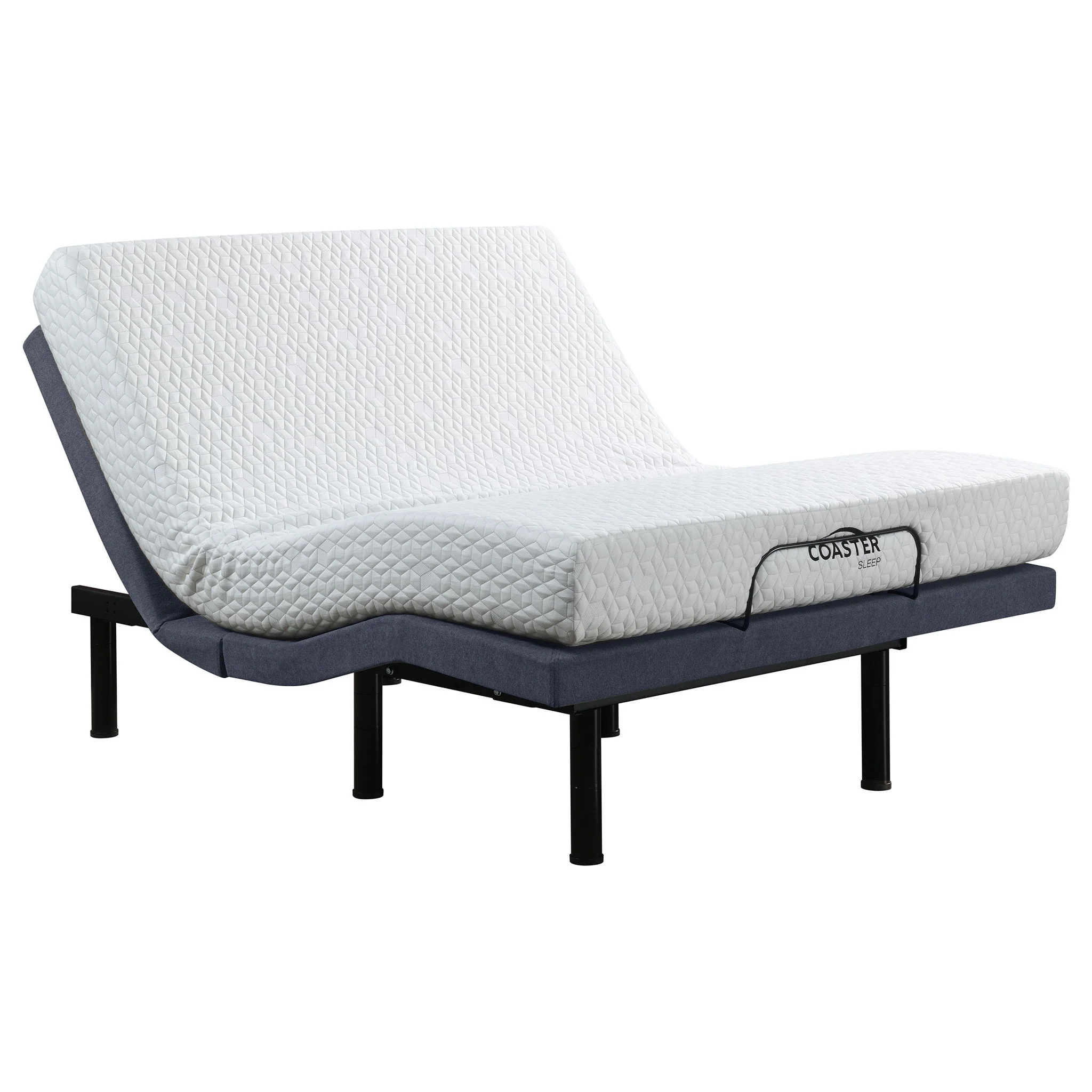 Clara Eastern King Adjustable Bed Base Grey and Black - Image 3