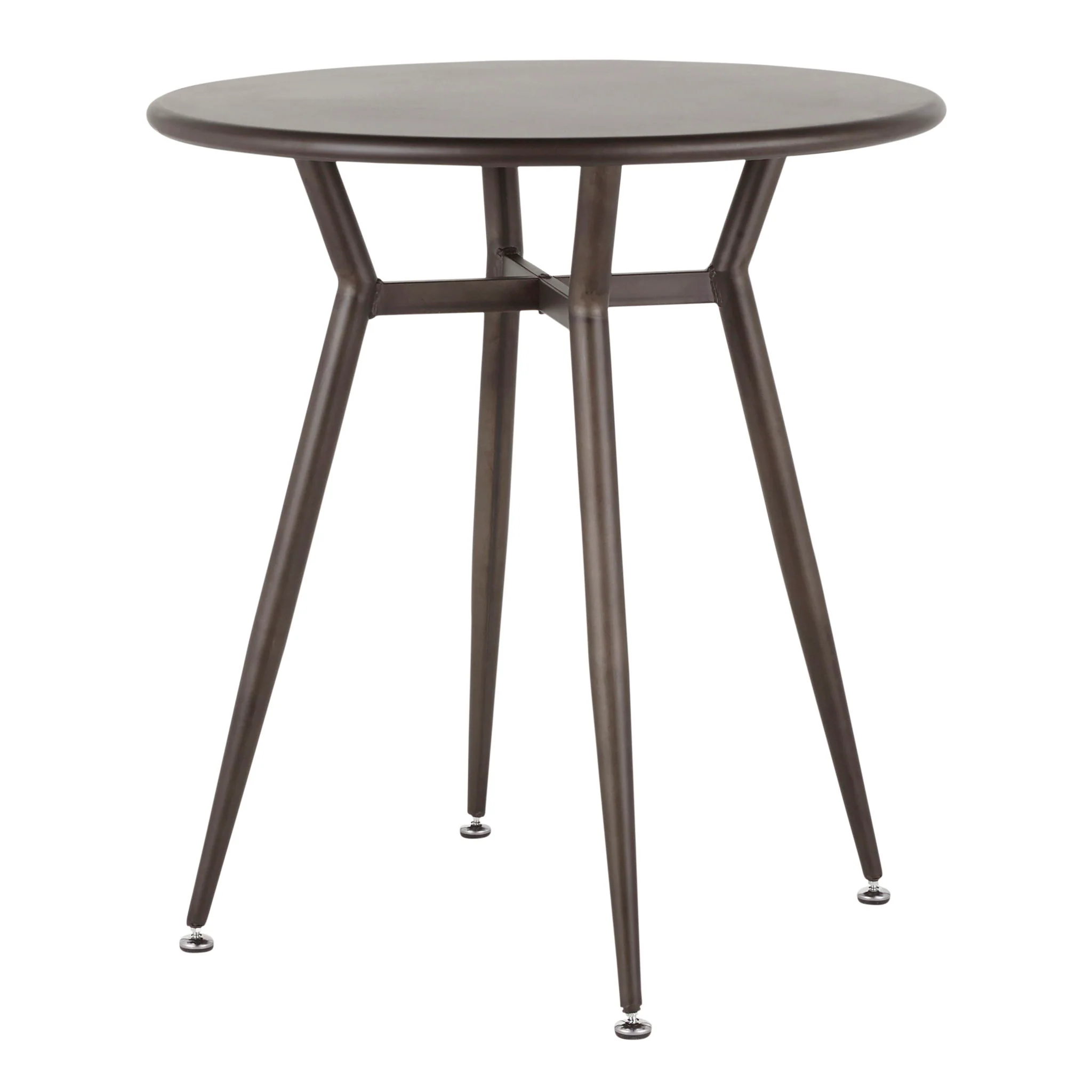 Clara - Industrial Round Dinette Table - Antique - Image 4