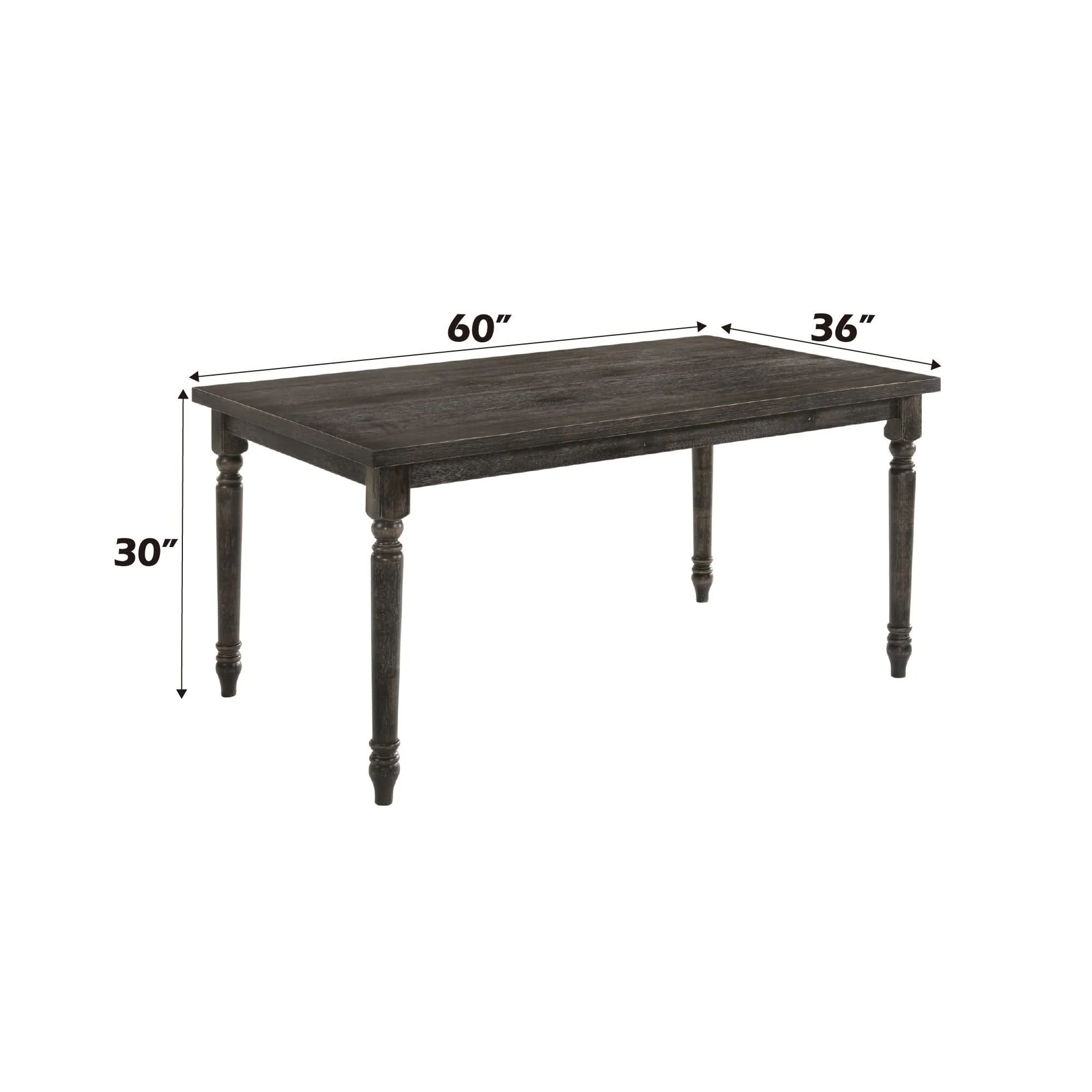 Claudia II - Weathered Dining Table - Gray - Image 2