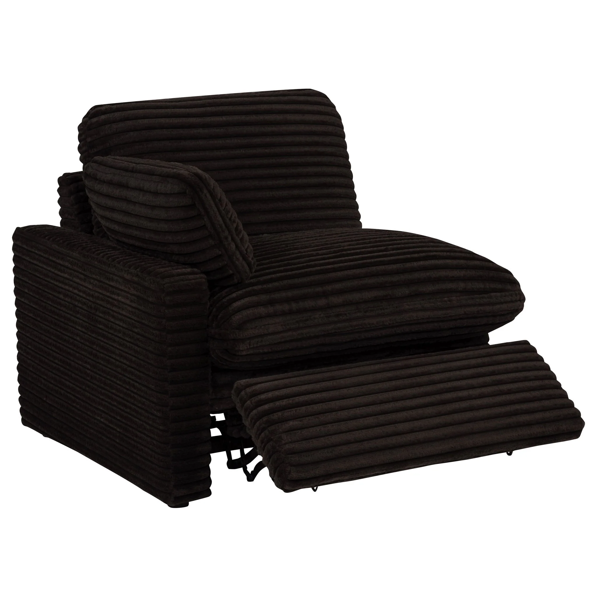 Collins Modular Power Loveseat Chocolate Brown - Image 3