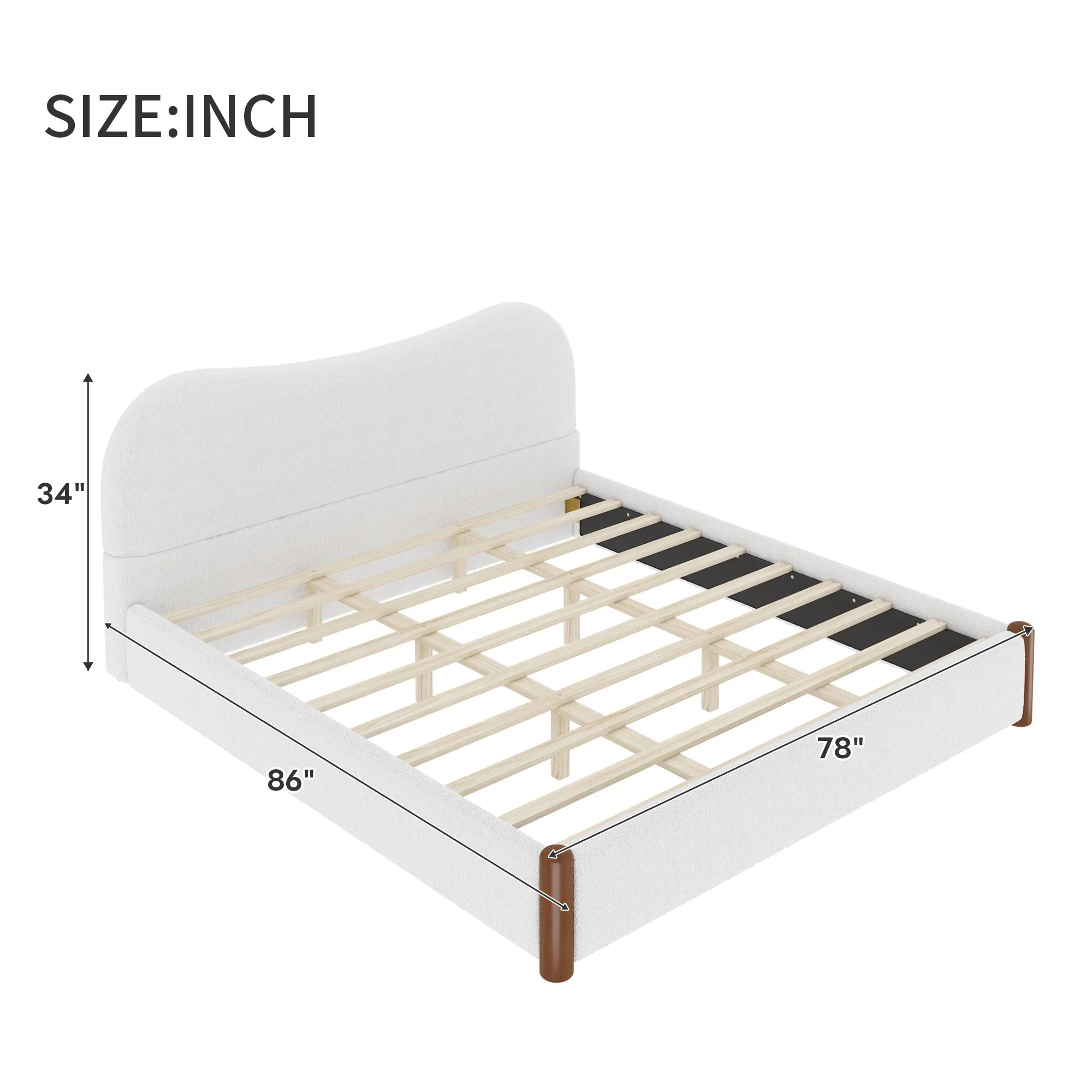 Comfort Upholstered Platform Bed - Image 5