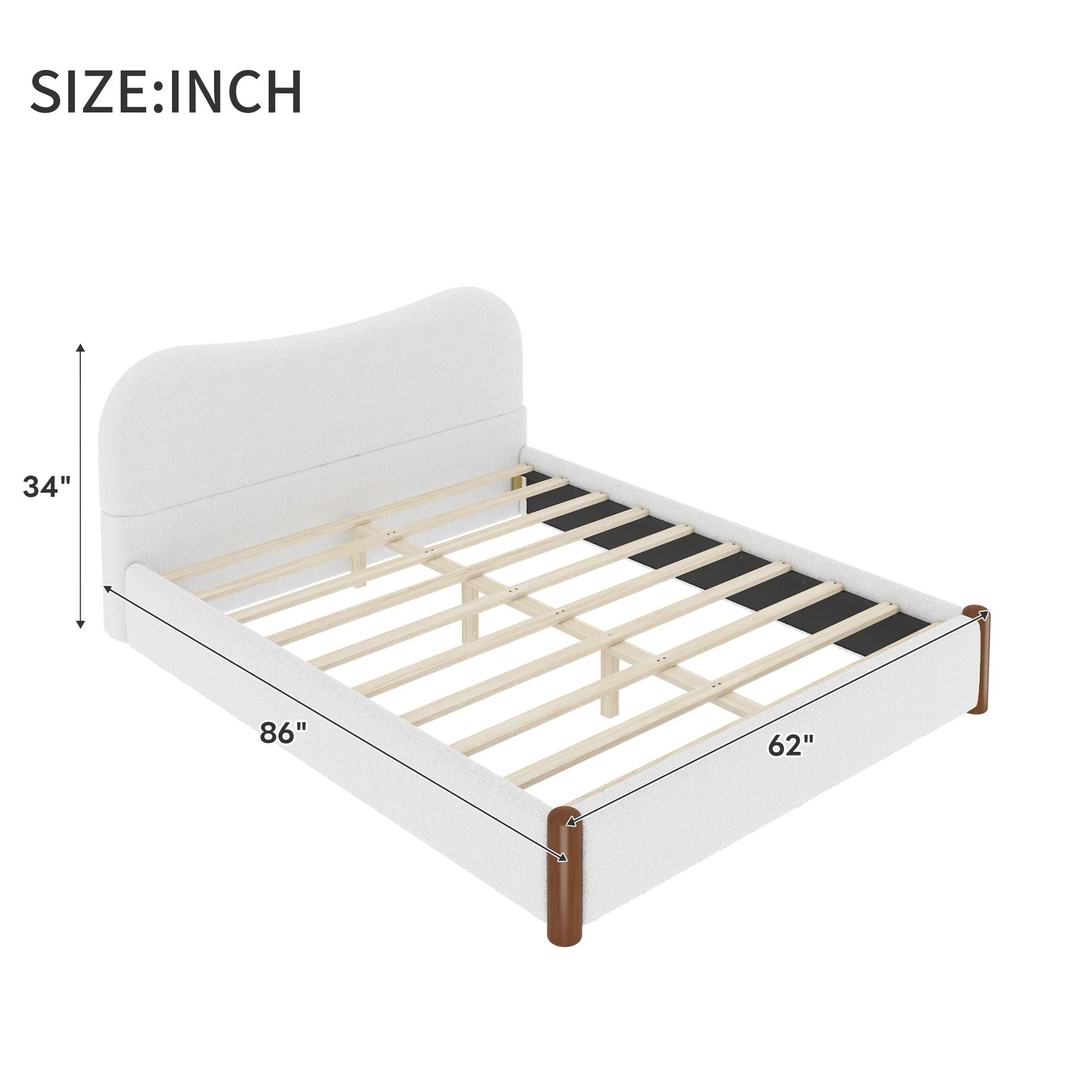 Comfort Upholstered Platform Bed - Image 6