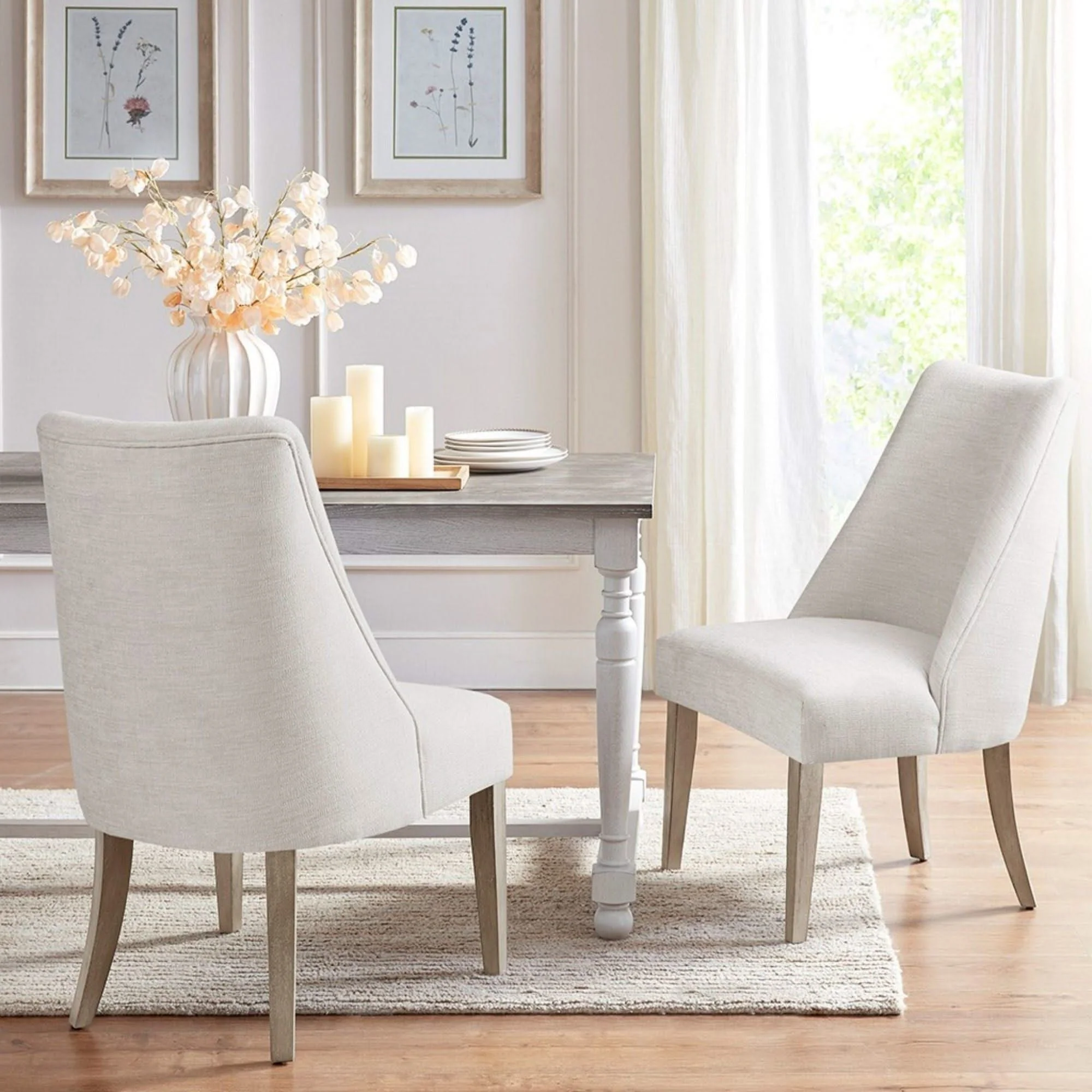 Comfortable Dining Chair Upholstered (Set of 2) - Image 4