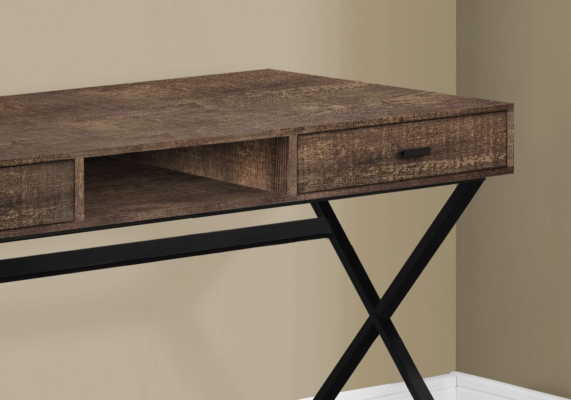 Computer Desk For Home Office, Laptop, Storage Drawers, Glossy Contemporary & Modern - Image 14