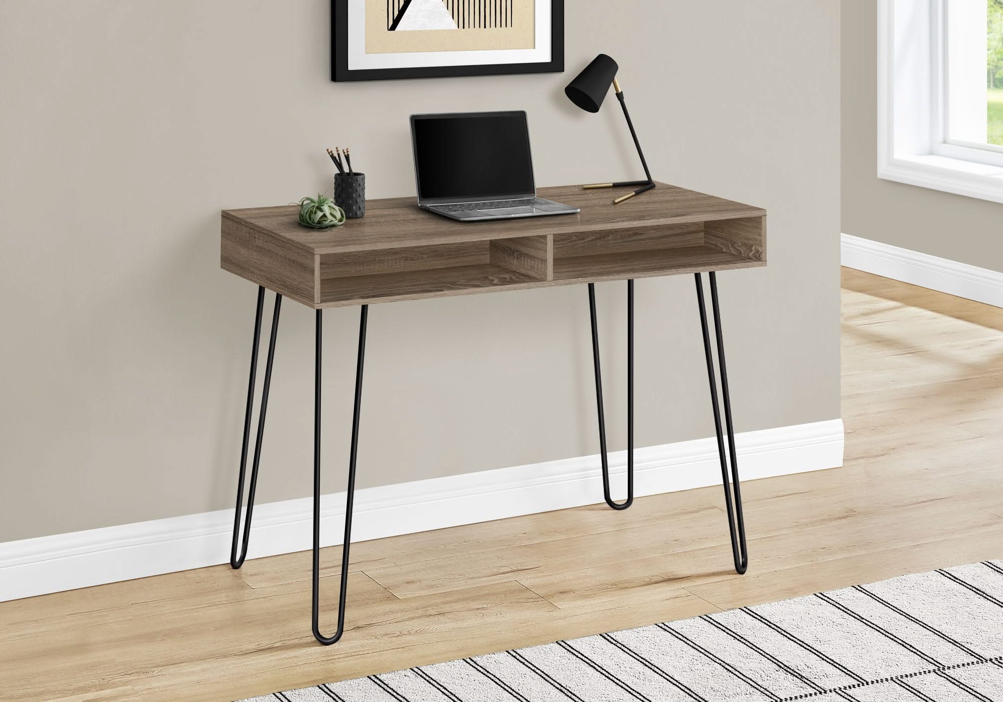 Computer Desk, Home Office, Laptop, Left And Right Set-Up, Storage Drawers, Work, Contemporary, Modern - Image 7