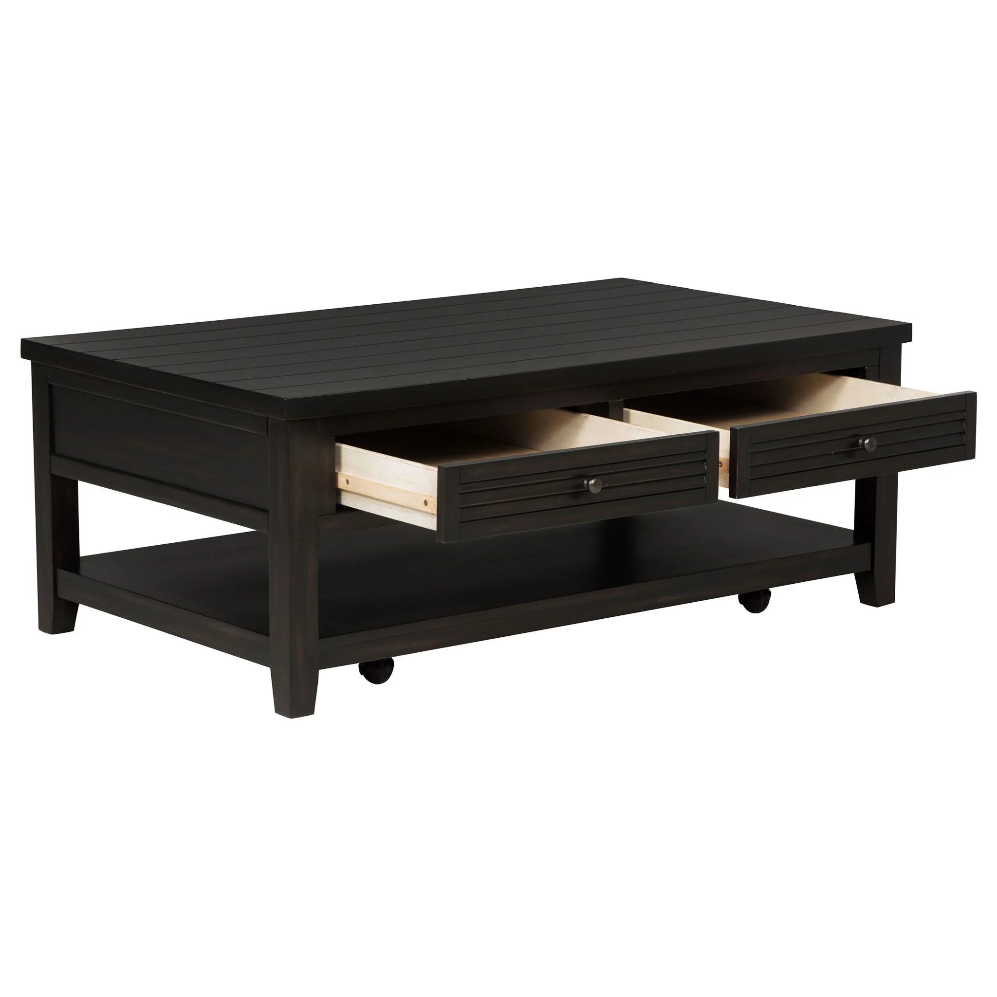 Concord 2-drawer Rectangular Coffee Table Distressed Java - Image 4