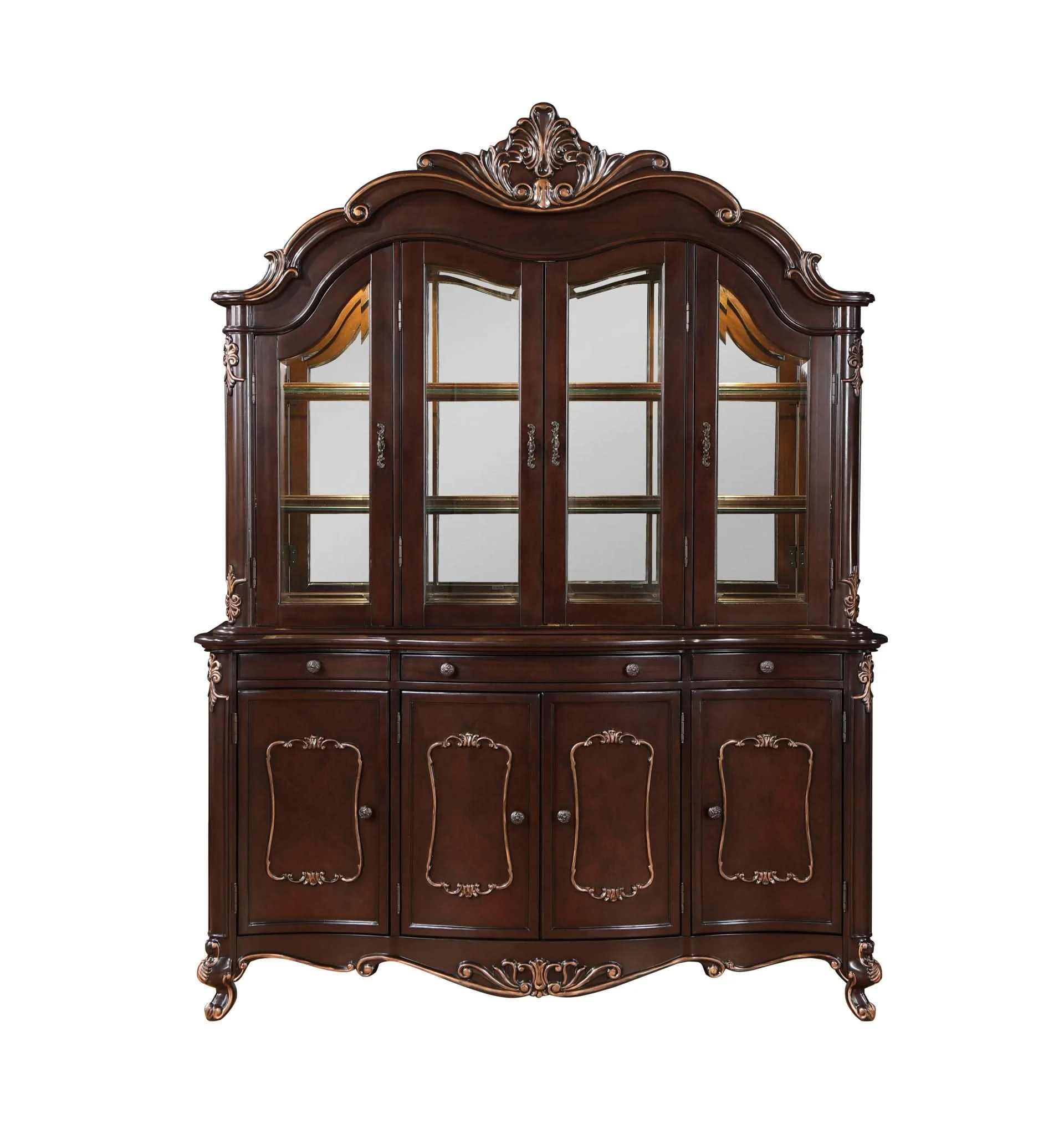 Constantine - China Cabinet Top - Cherry - Image 2