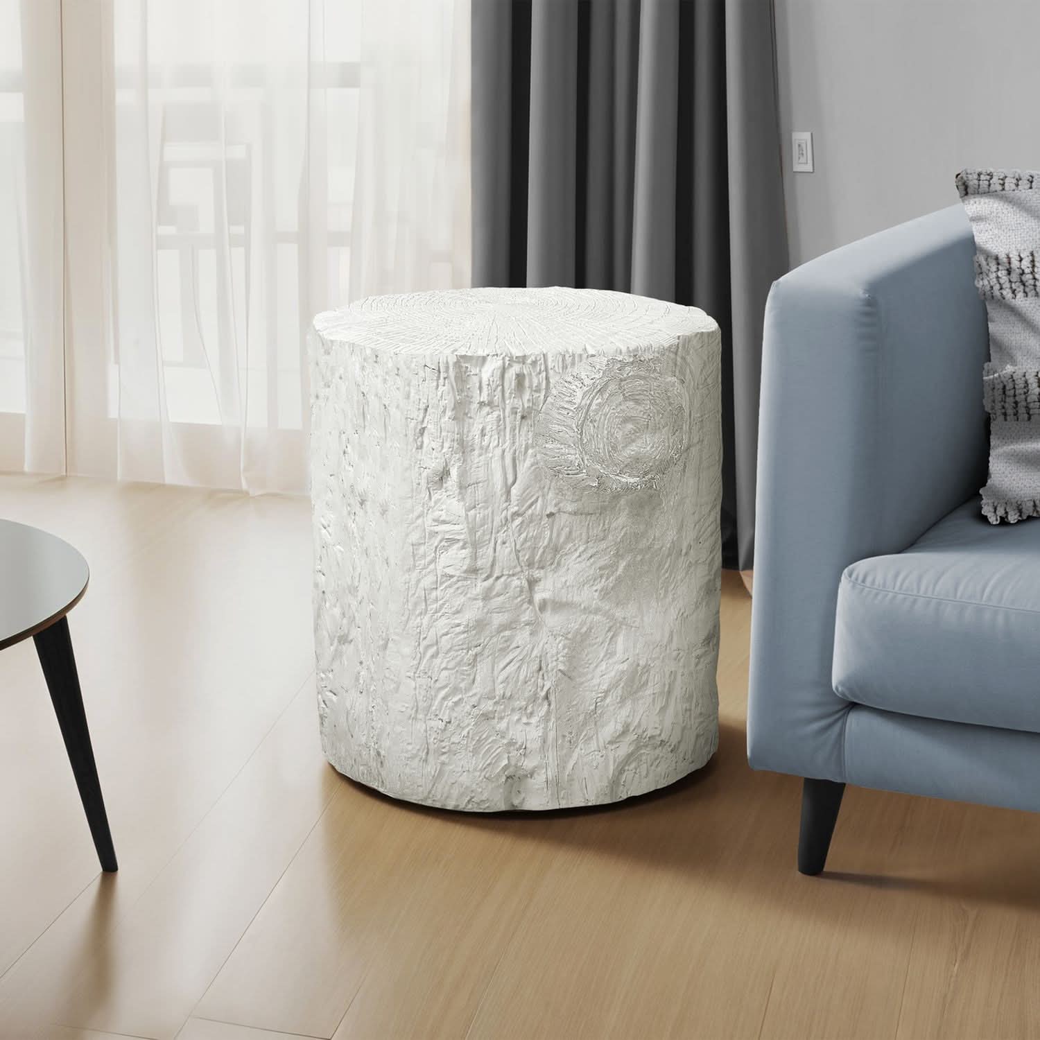 Contemporary Round Accent Table, Indoor / Outdoor - Image 7