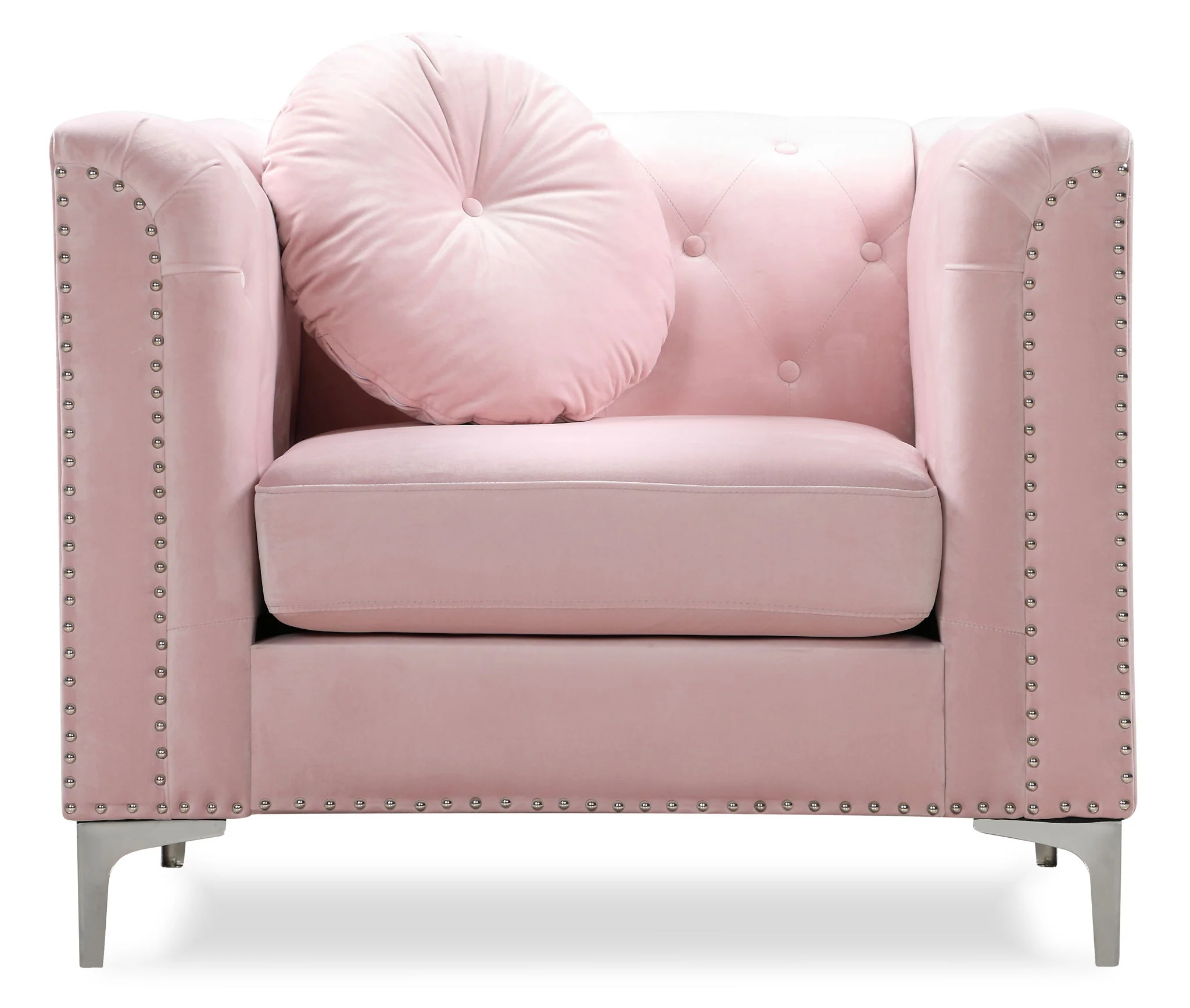 Contemporary Sloped Arm Chair - Image 3