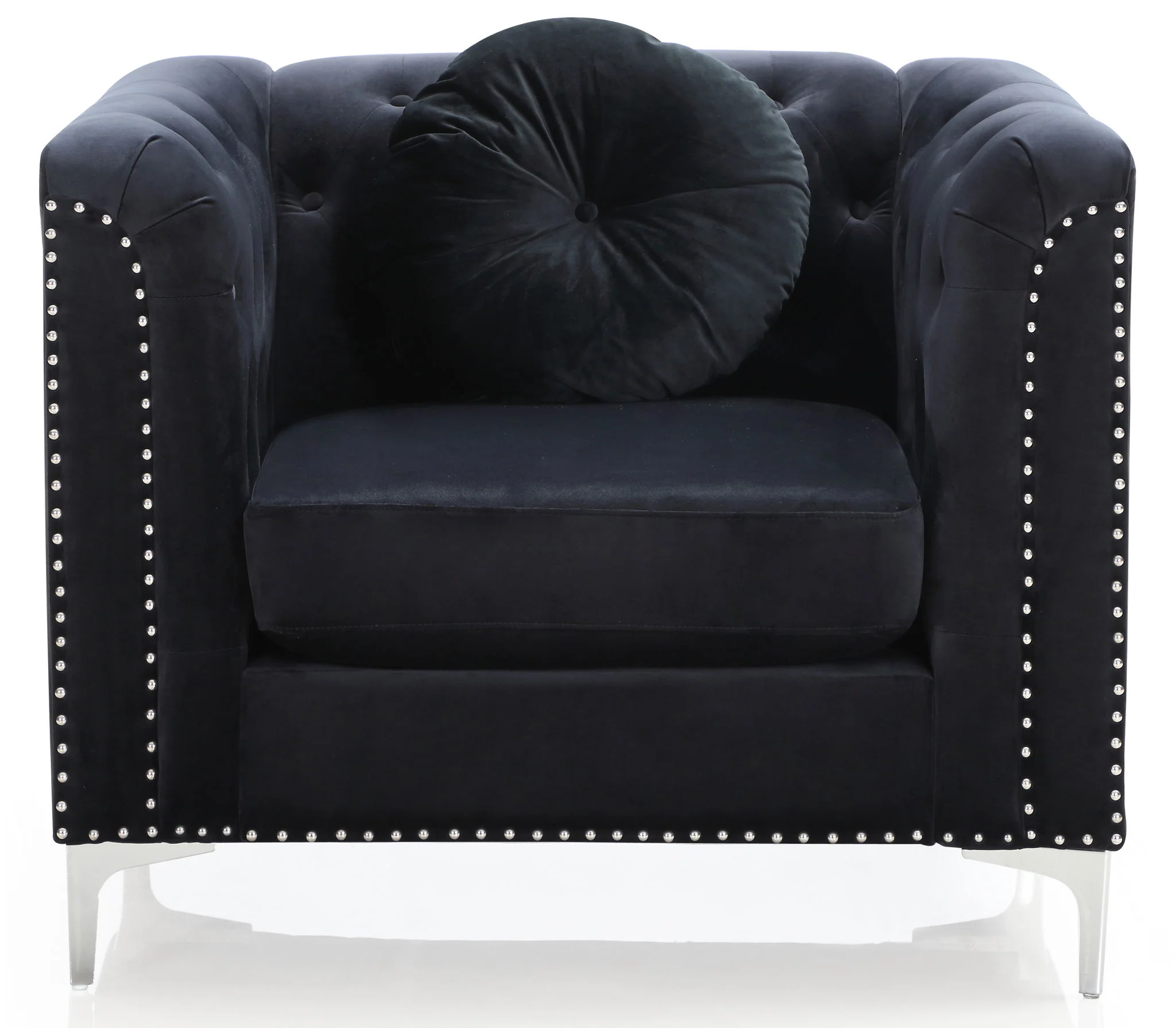 Contemporary Sloped Arm Chair - Image 6