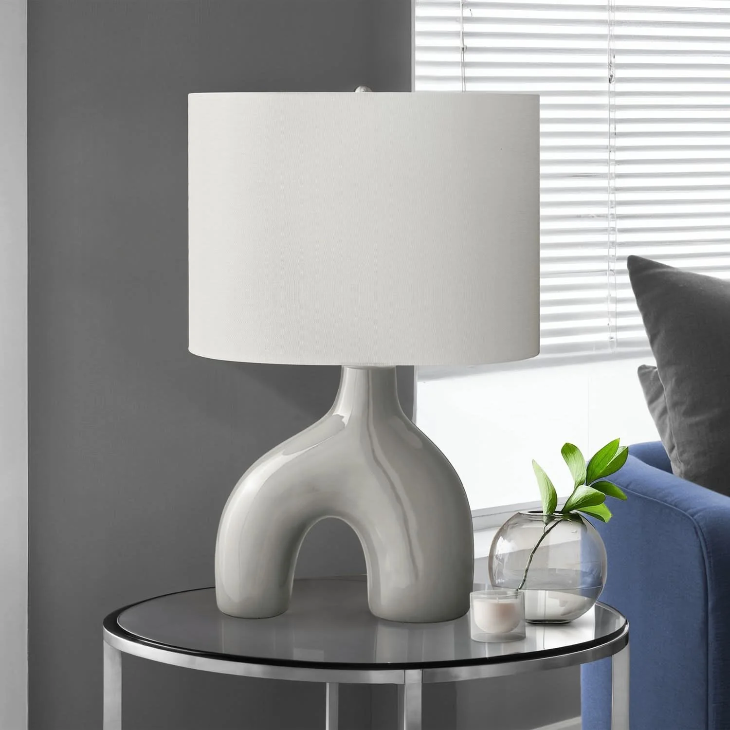 Contemporary Table Lamp With Shade - Image 20