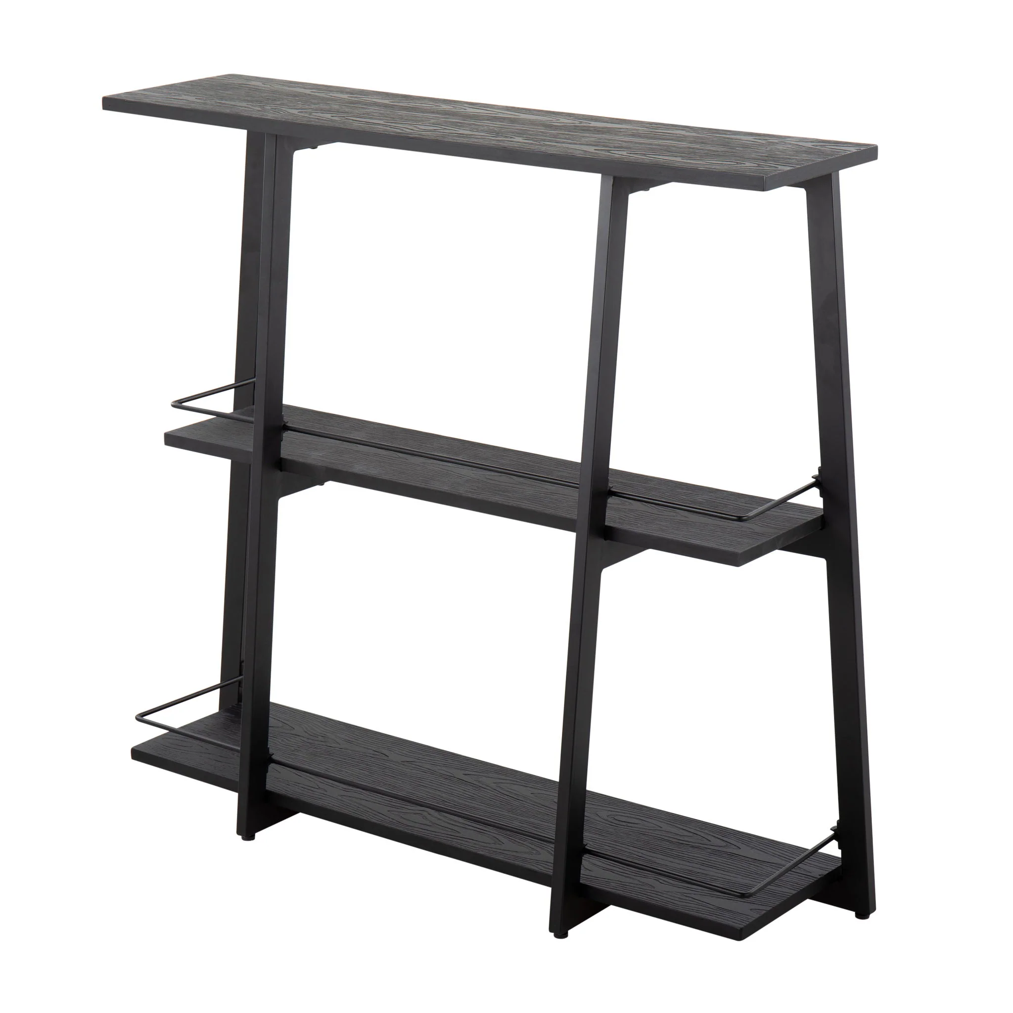 Converge - Industrial Bookcase - Black - Image 3