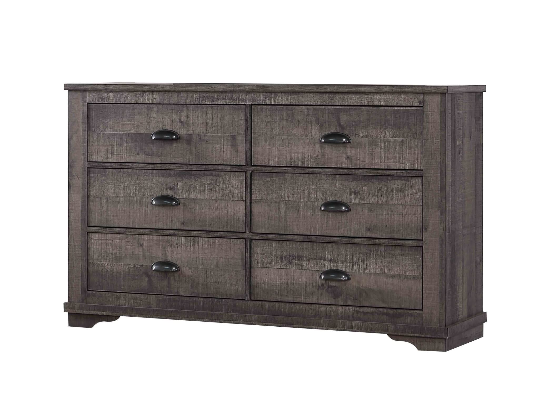 Coralee - Dresser & Mirror - Dark Gray - Image 3