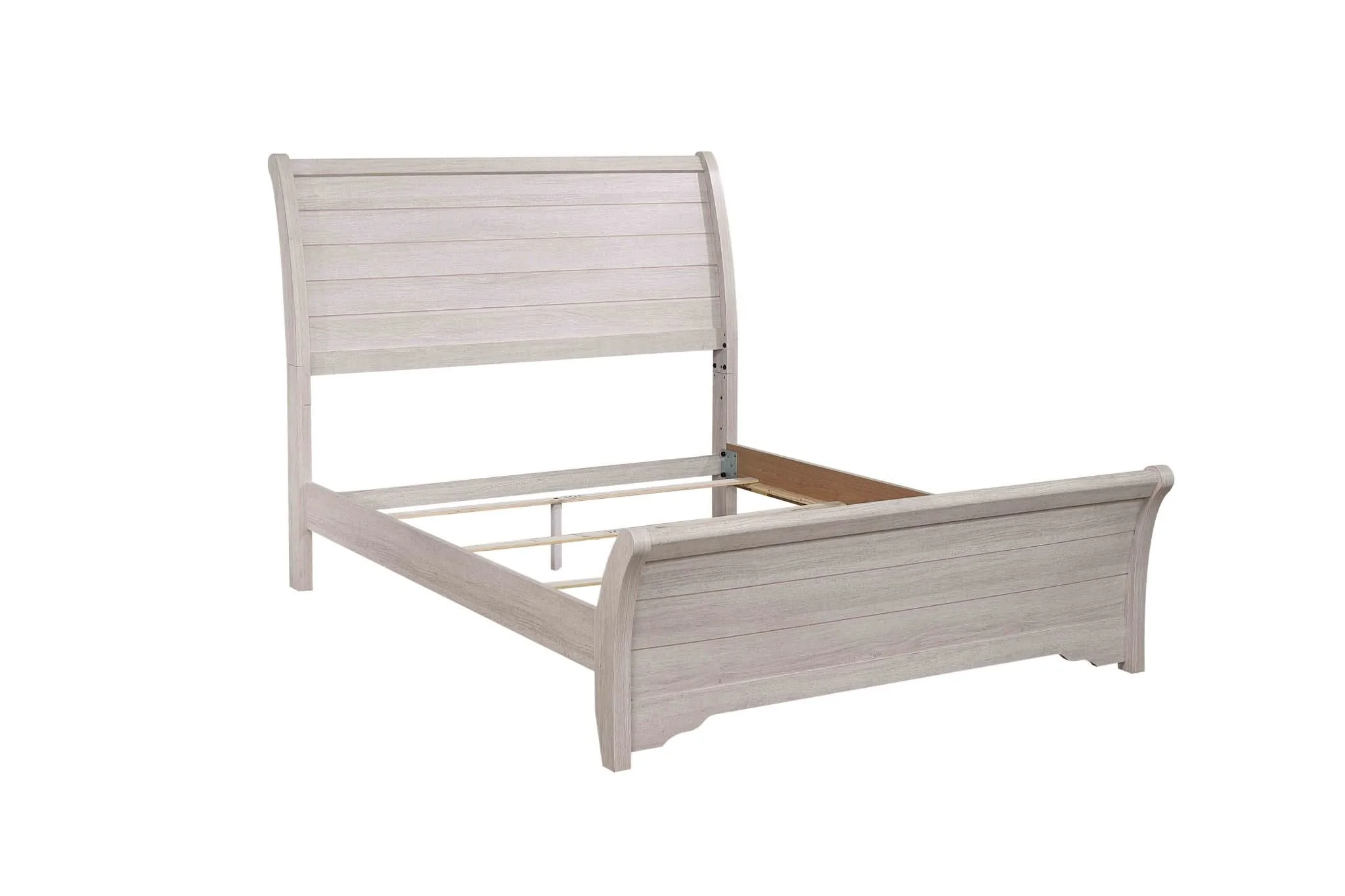 Coralee - King 4 Piece Bedroom Set - Chalk / Gray - Image 4