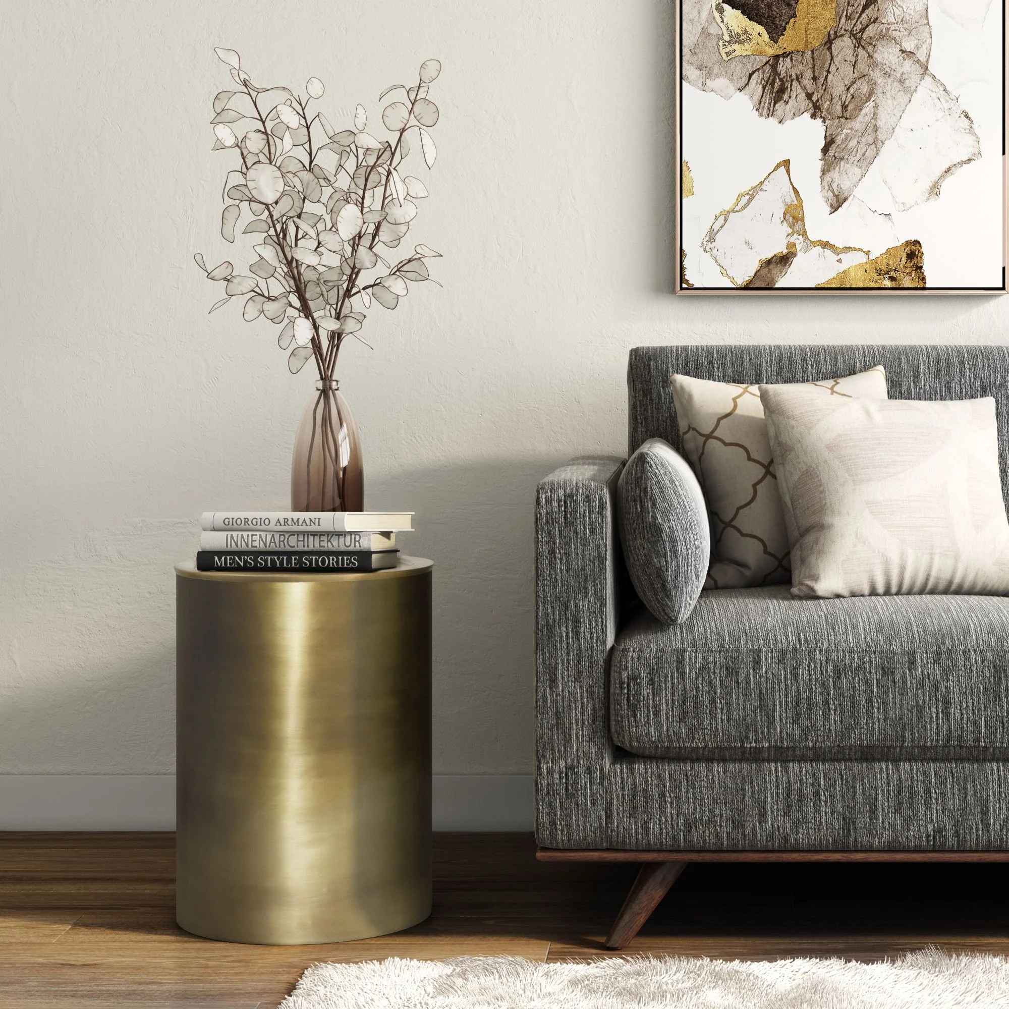 Corbin - Handcrafted Metal Side Table - Image 7
