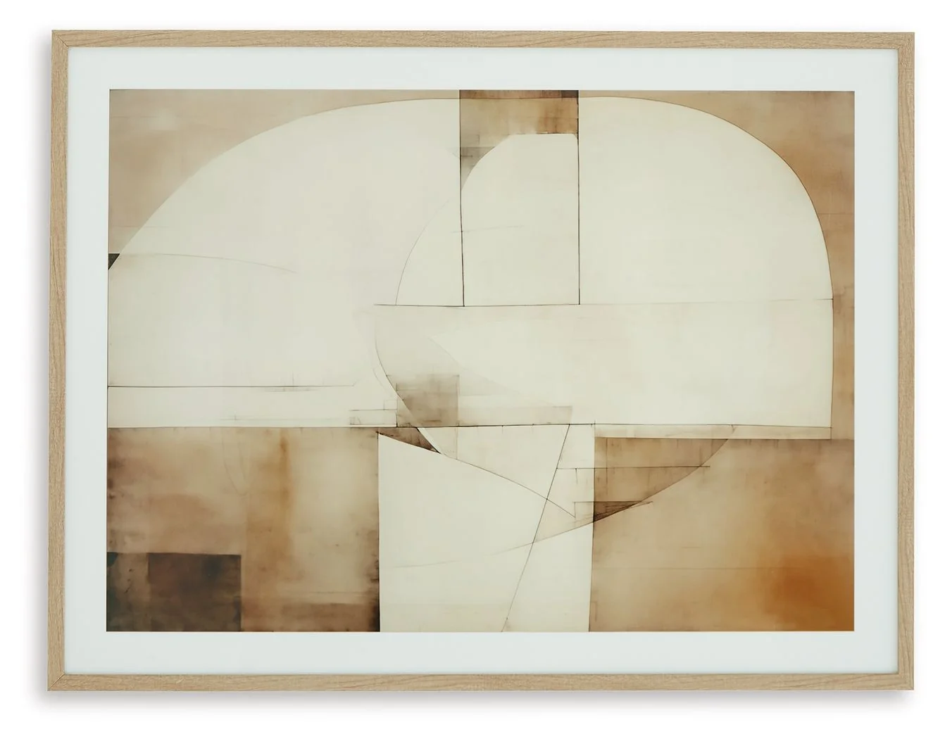Corlain - Wall Art - Brown / Tan / White - Image 4