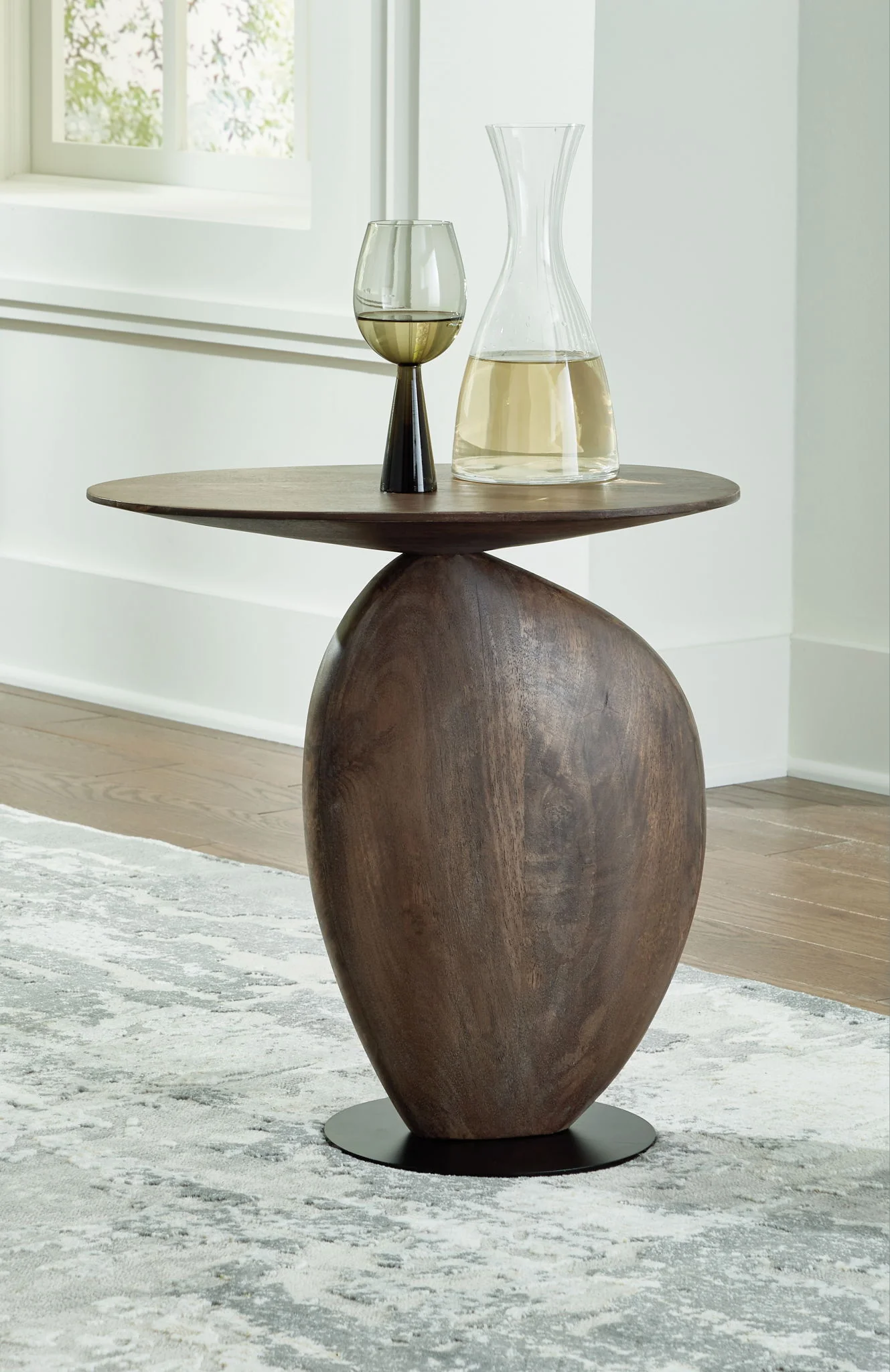 Cormmet - Accent Table - Brown / Black - Image 2