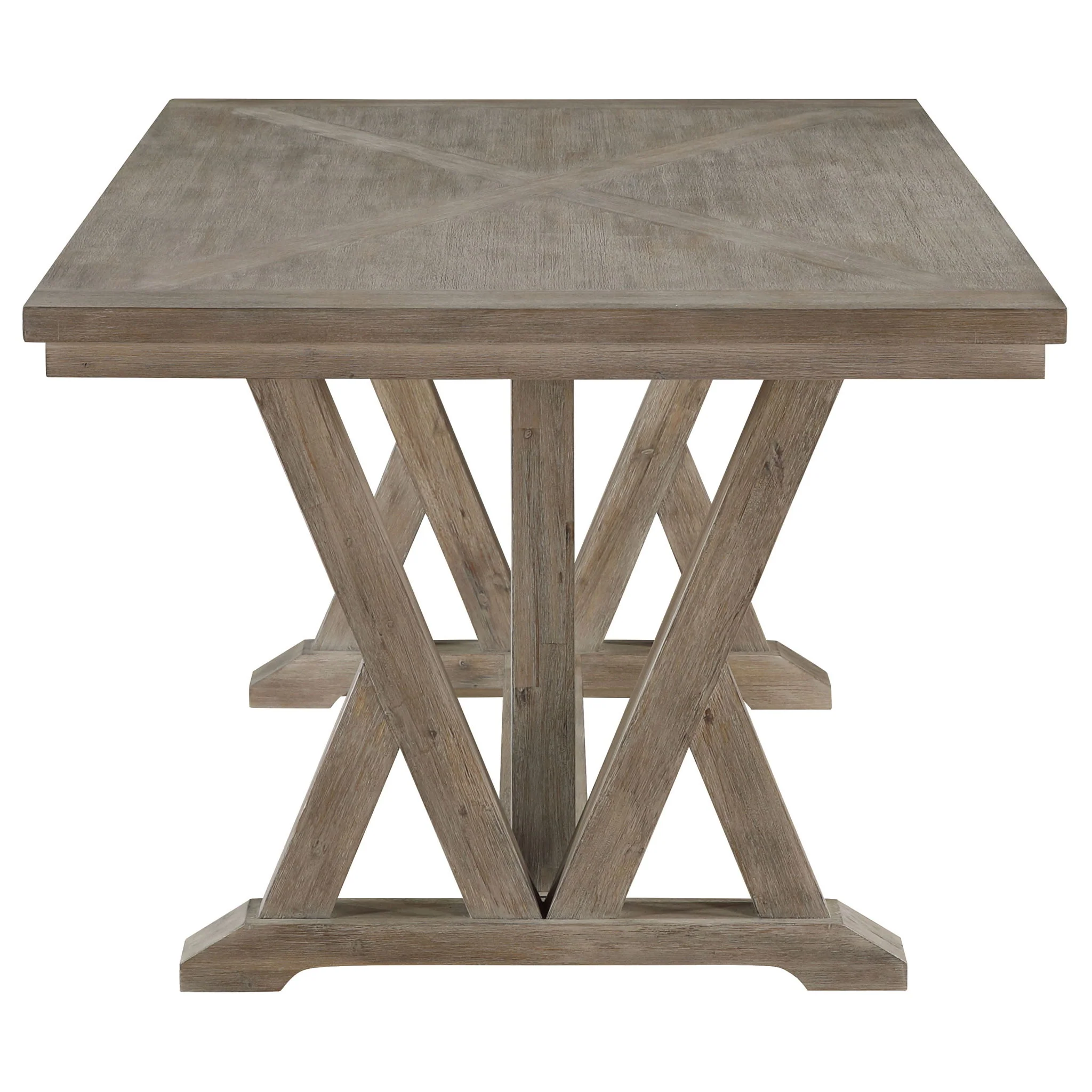 Cornelia Rectangular 82-inch Dining Table Coastal Grey - Image 2