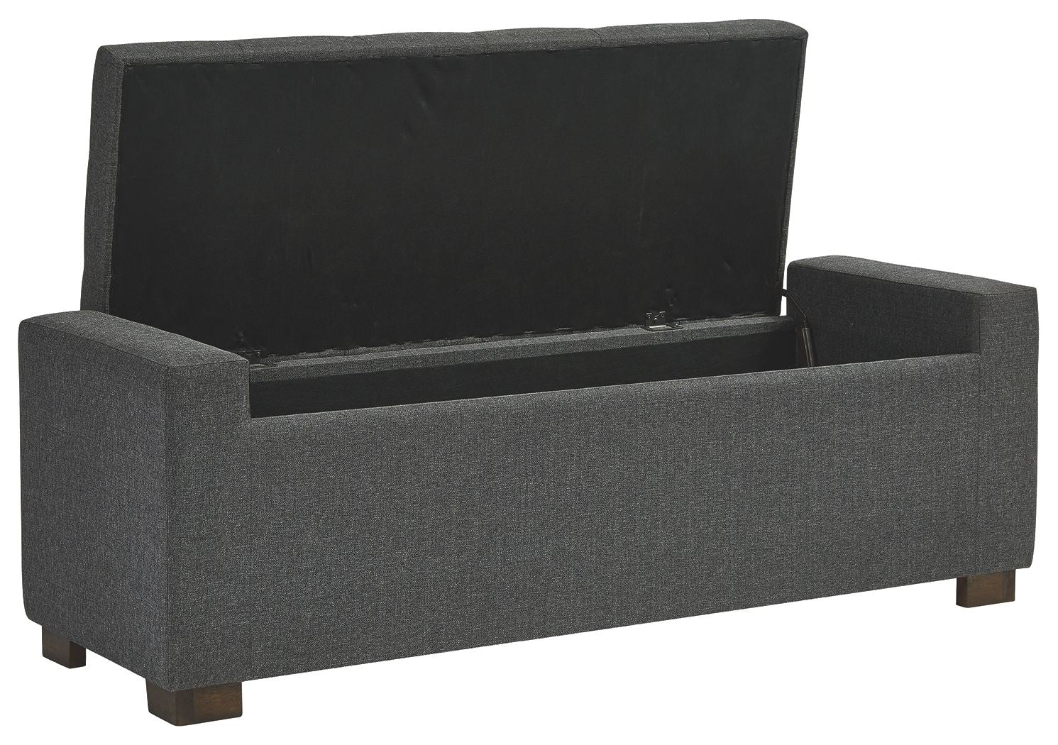 Cortwell - Storage Bench - Gray - Image 2