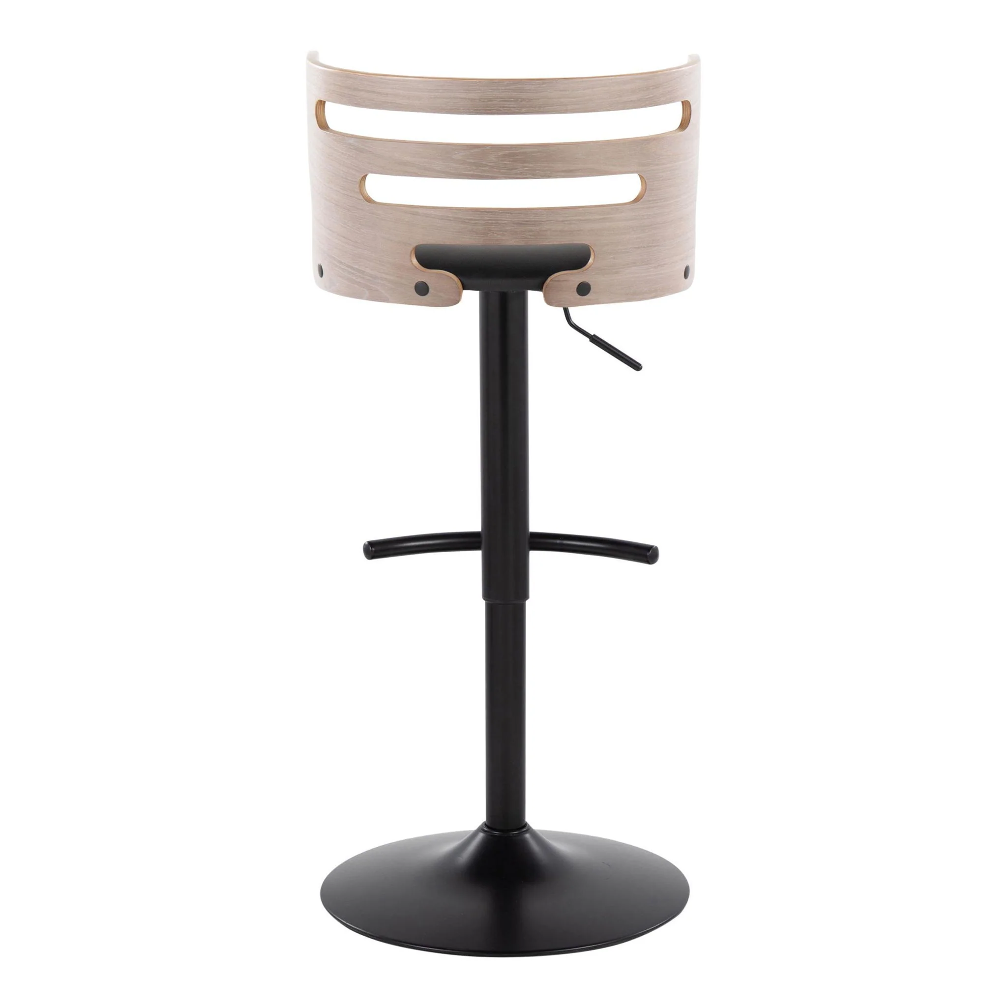 Cosi - Mid Century Modern Adjustable Barstool, Swivel With Rounded T Footrest (Set of 2) - Image 6