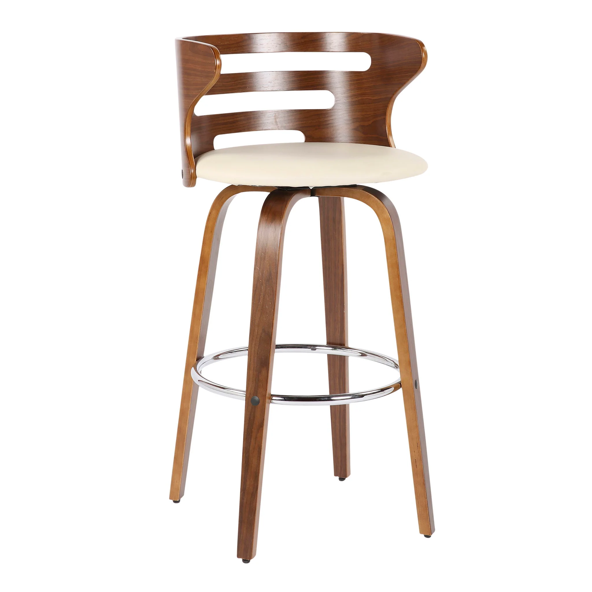 Cosini - Mid Century Modern Fixed Height Barstool With Swivel (Set of 2) - Image 8