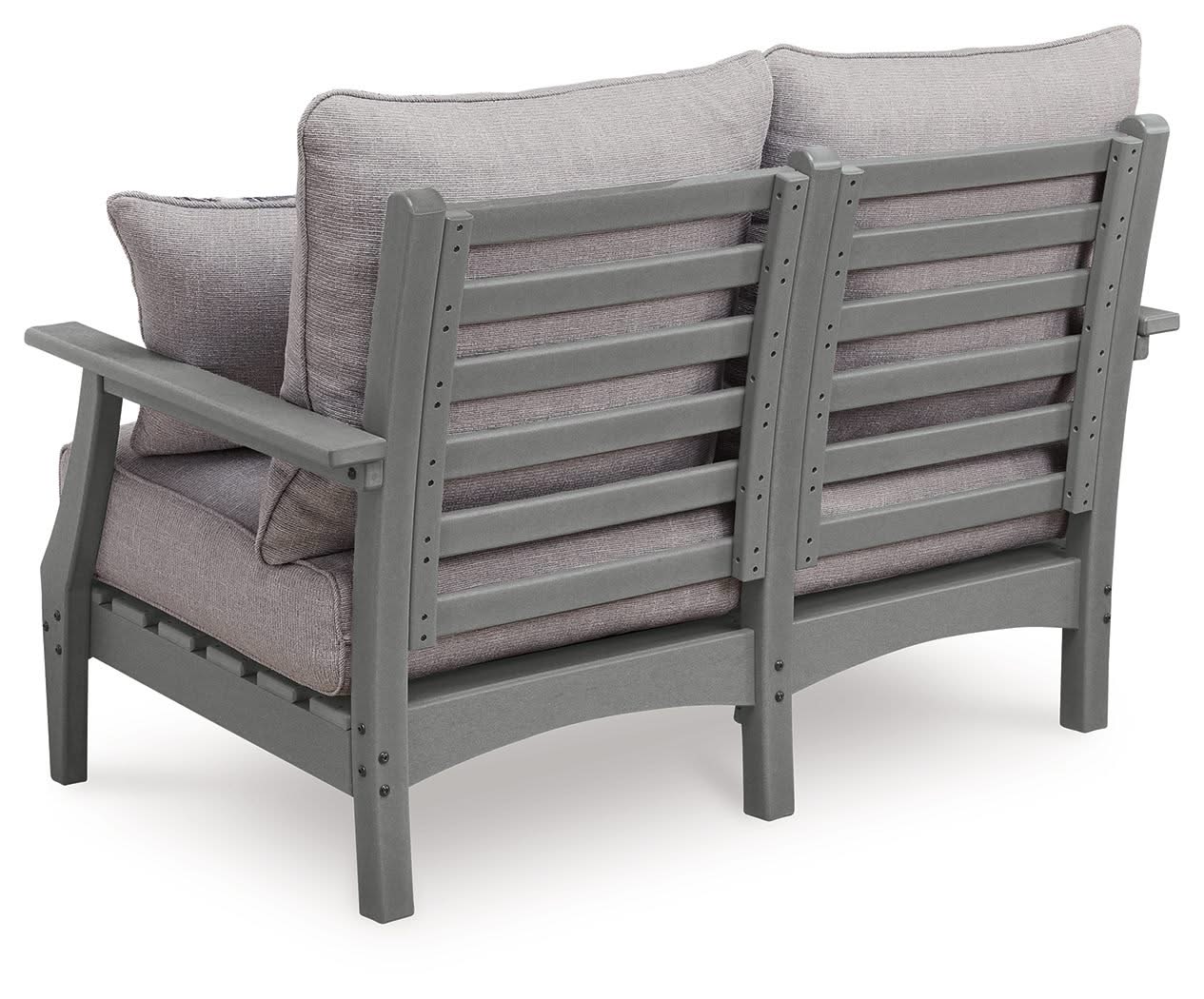 Cove Beach - Loveseat With Cushion - Gray - Image 2