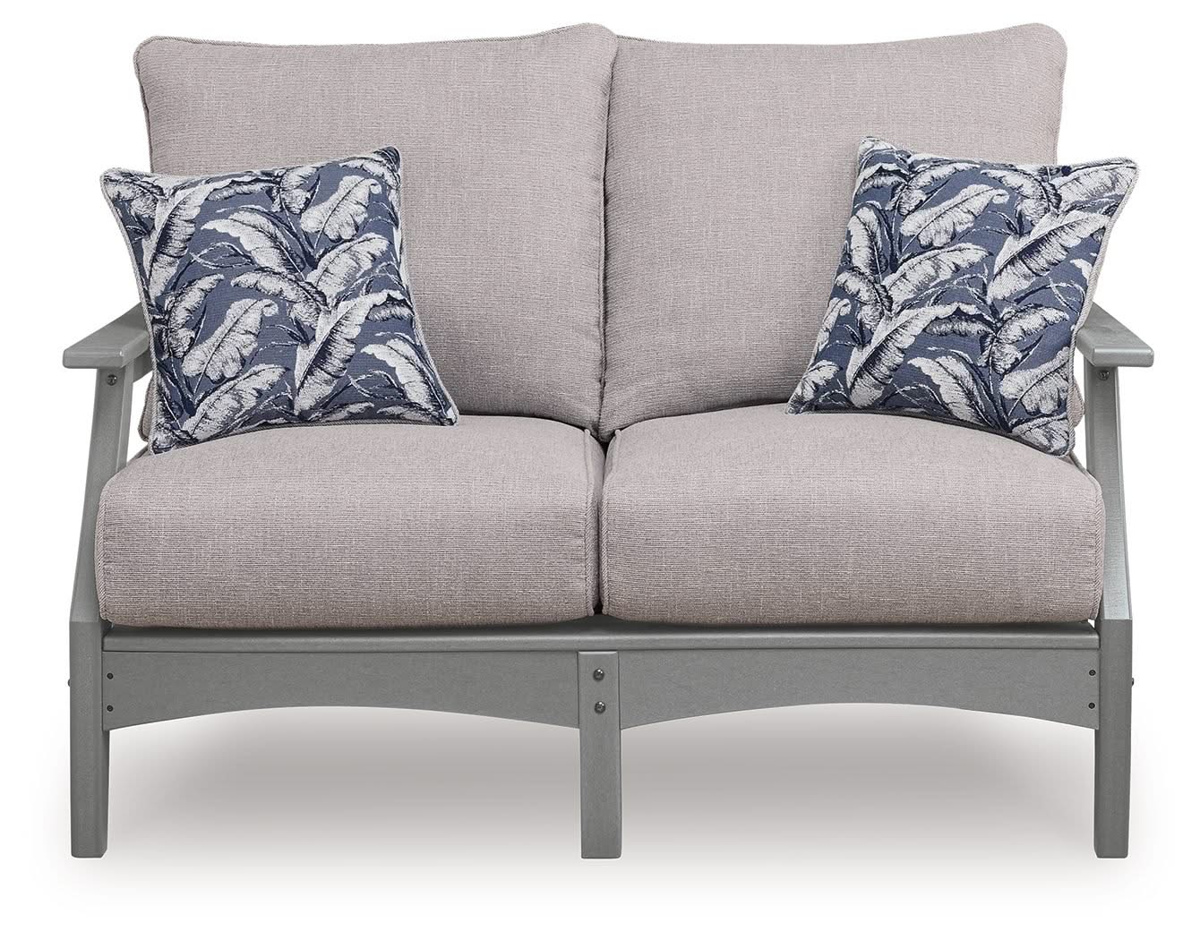 Cove Beach - Loveseat With Cushion - Gray - Image 3