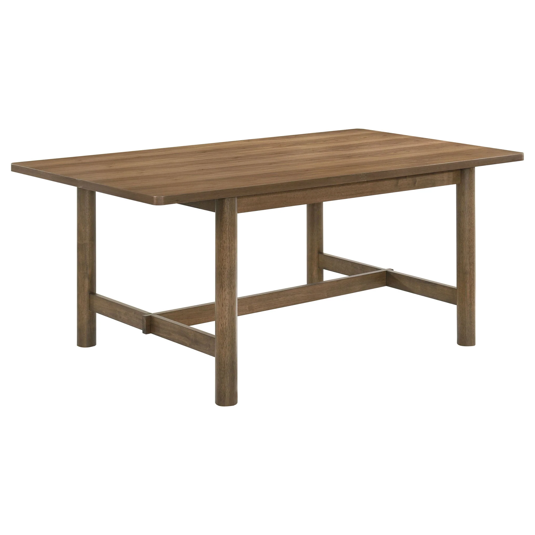 Crestmore 7-piece Rectangular Dining Table Set Walnut - Image 4
