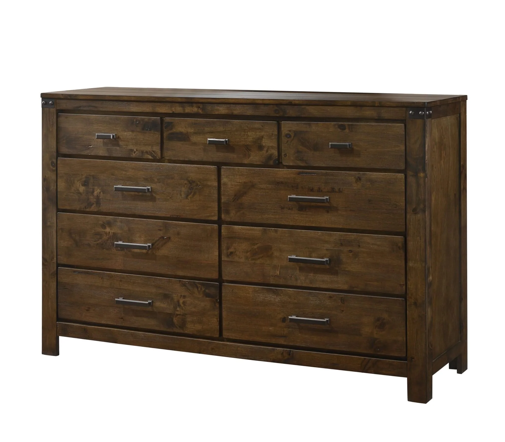 Curtis - Queen 5 Piece Bedroom Set - Dark Oak - Image 2